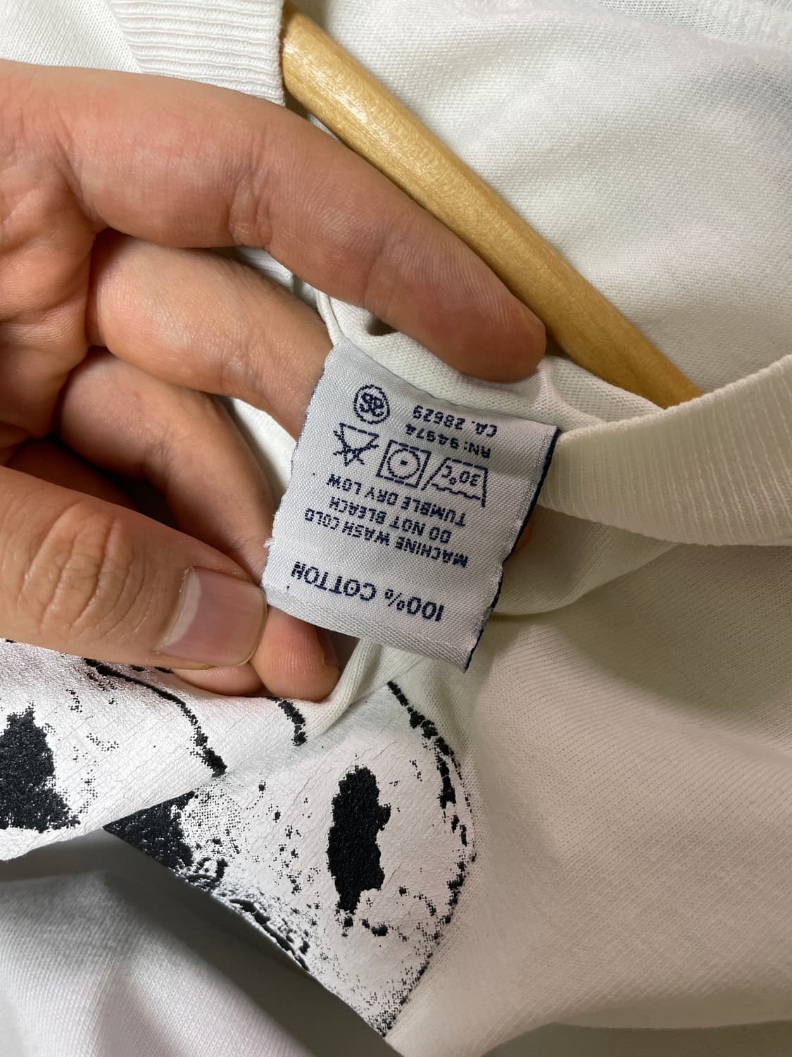 90’s old stussy 스컬 크레스트 티셔츠  상품이미지4