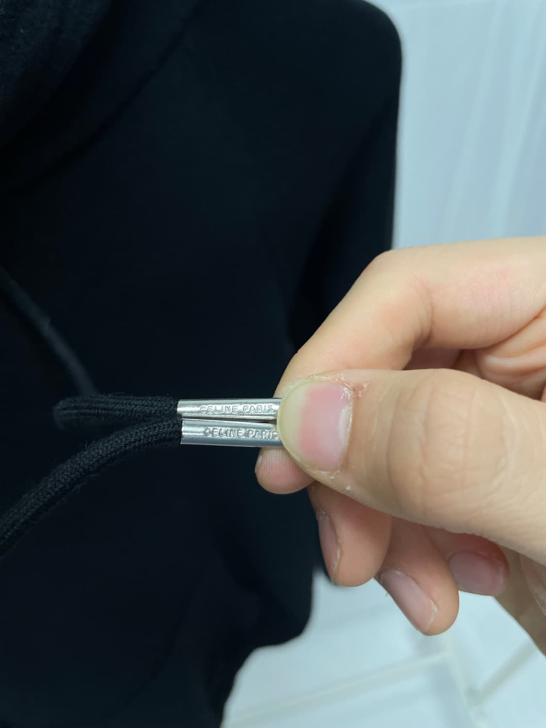 [백화점판] 셀린느 레터링 백로고 후드 티셔츠 [s] 상품이미지3