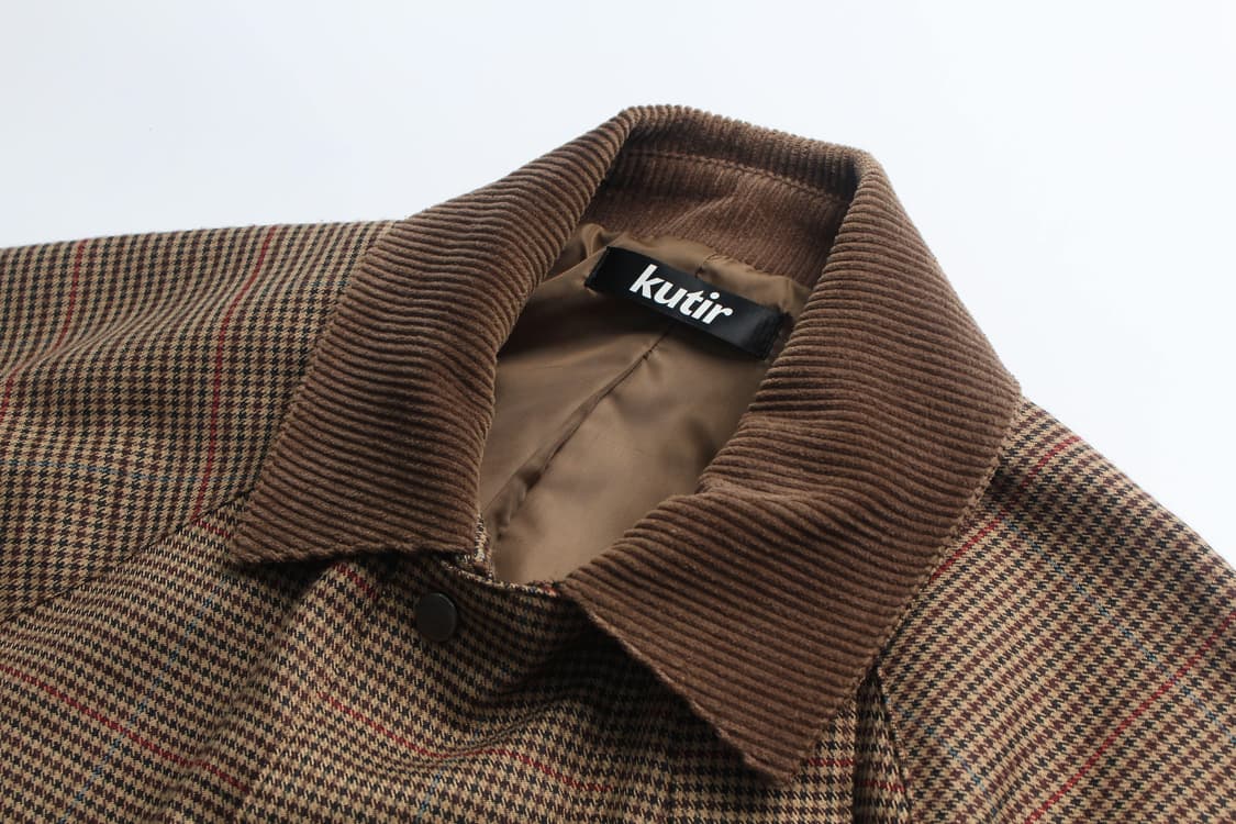 KUTIR Oversized Gun Club Checkered Jacke 상품이미지3