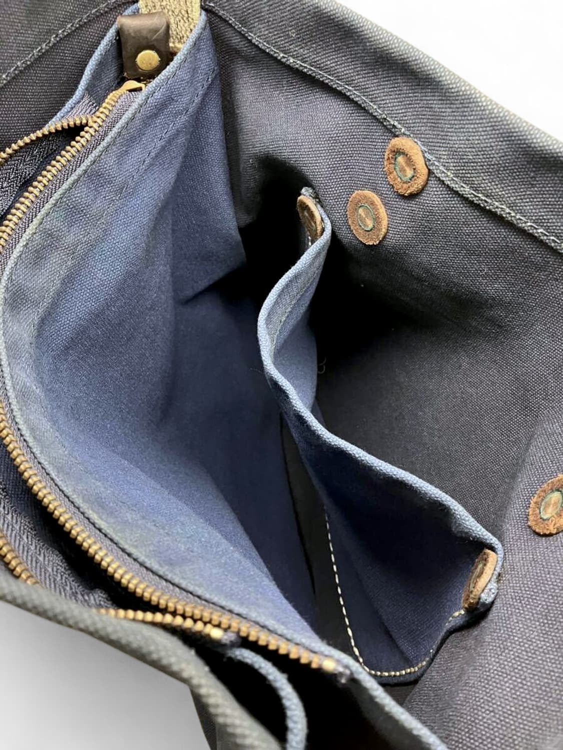 더블알엘 RRL 캔버스 레더 토트백 크로스백 상품이미지6