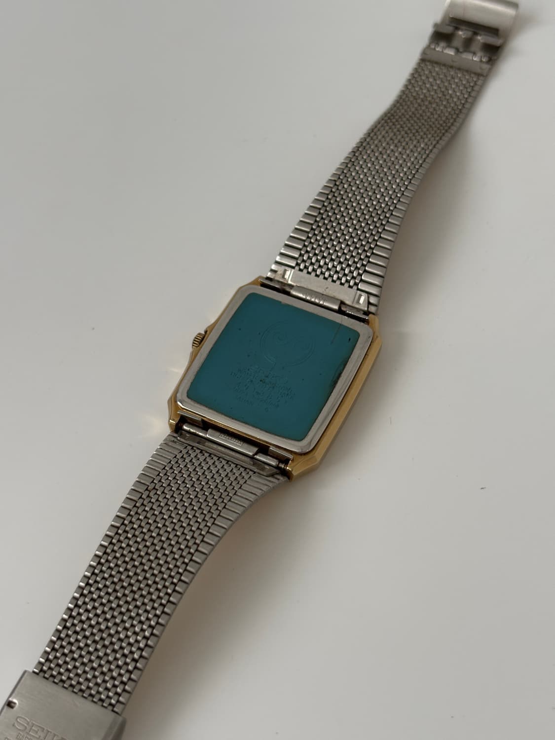 1980s Chronos Gold Square Quartz 상품이미지8