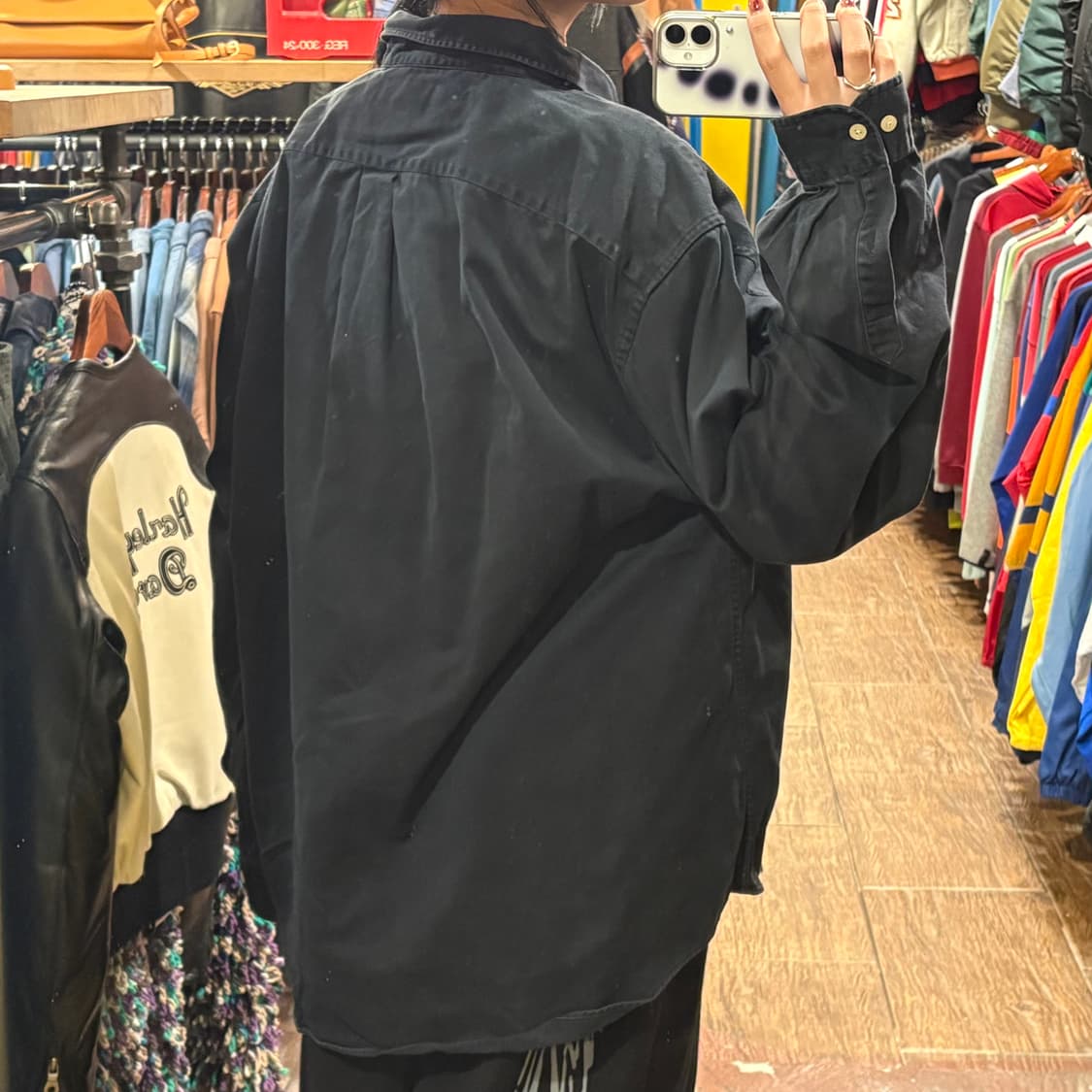 [HI] Carhartt 셔츠 블랙 상품이미지5