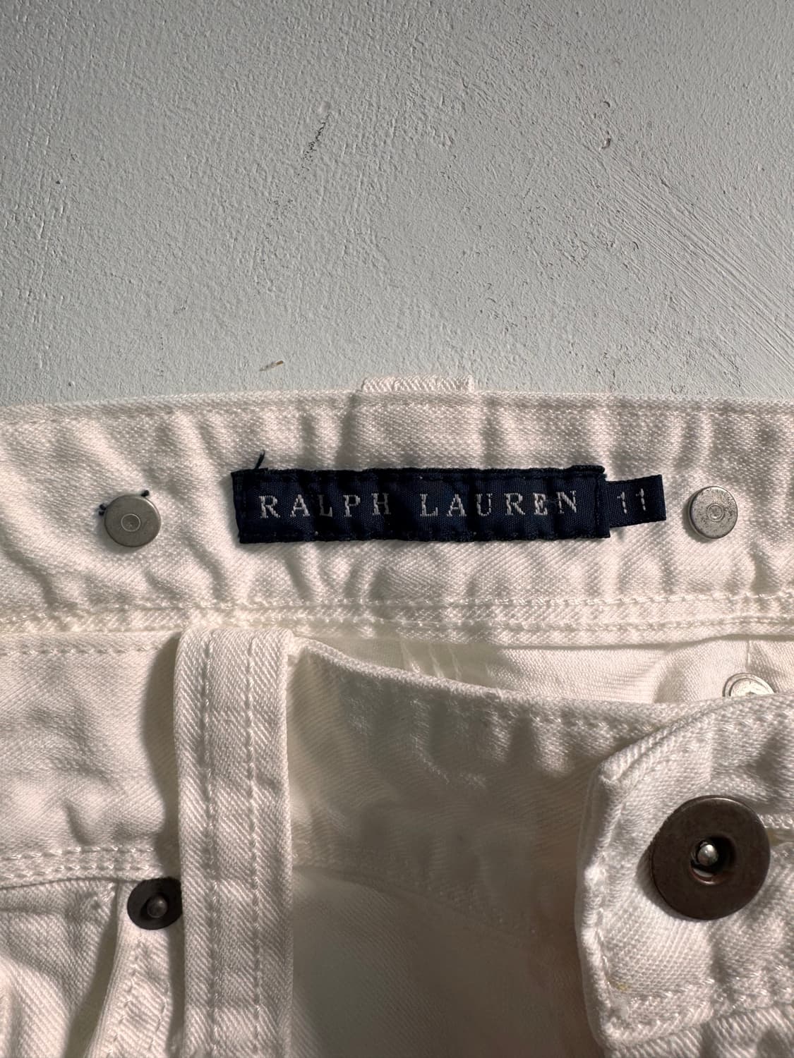 Polo Ralph Lauren 폴로 화이트 코튼 데님 스커트 상품이미지8