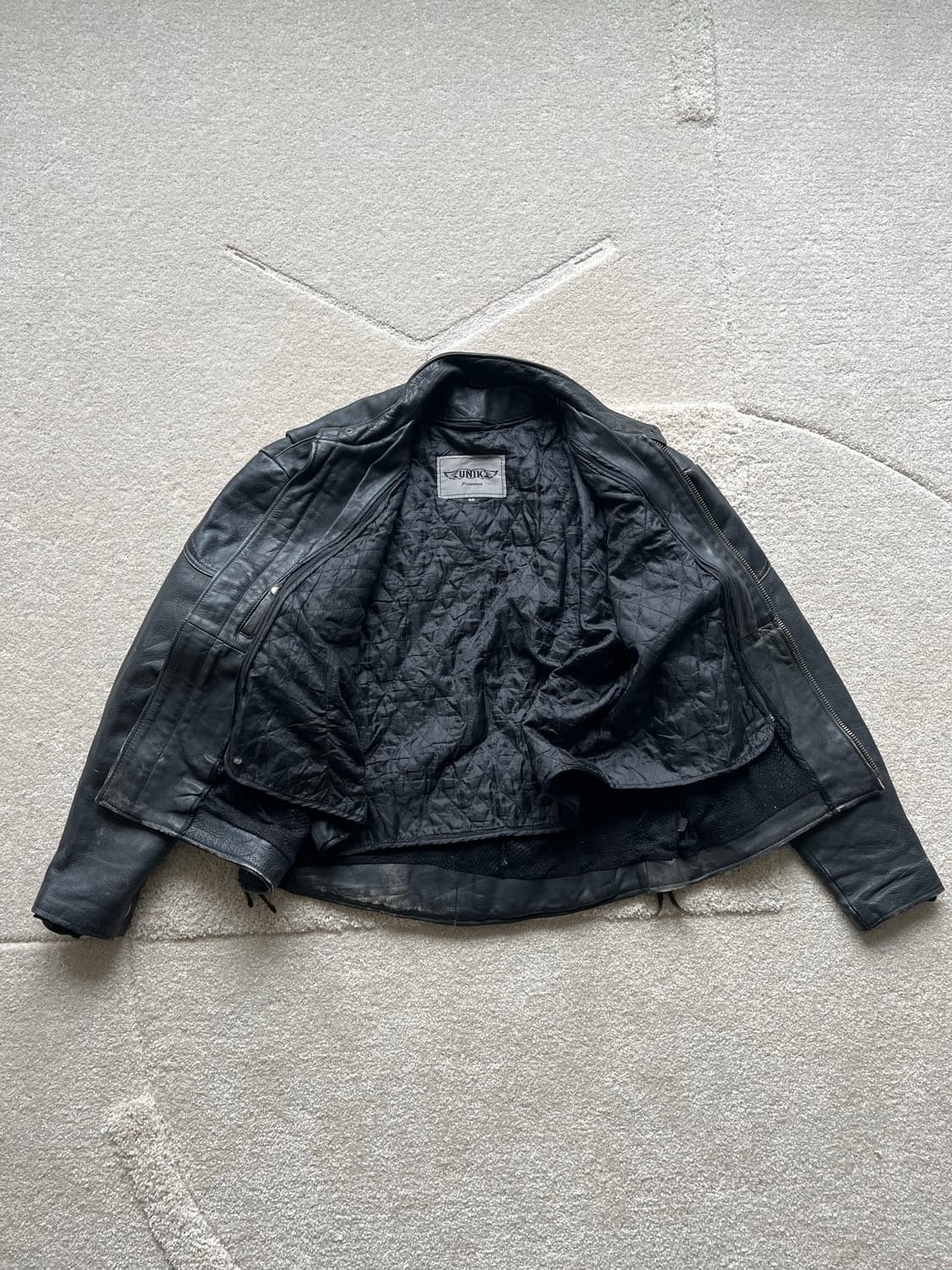 유닉 레더 바이커 자켓 (105-110) 상품이미지8