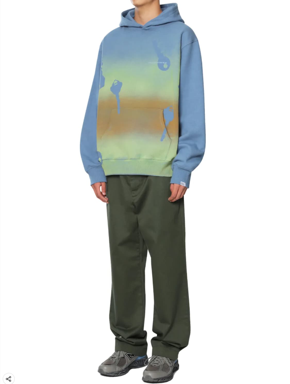 XL 1회착) 디스이즈네버댓 열쇠 키 스프레이드 패턴 후드 후디 상품이미지7