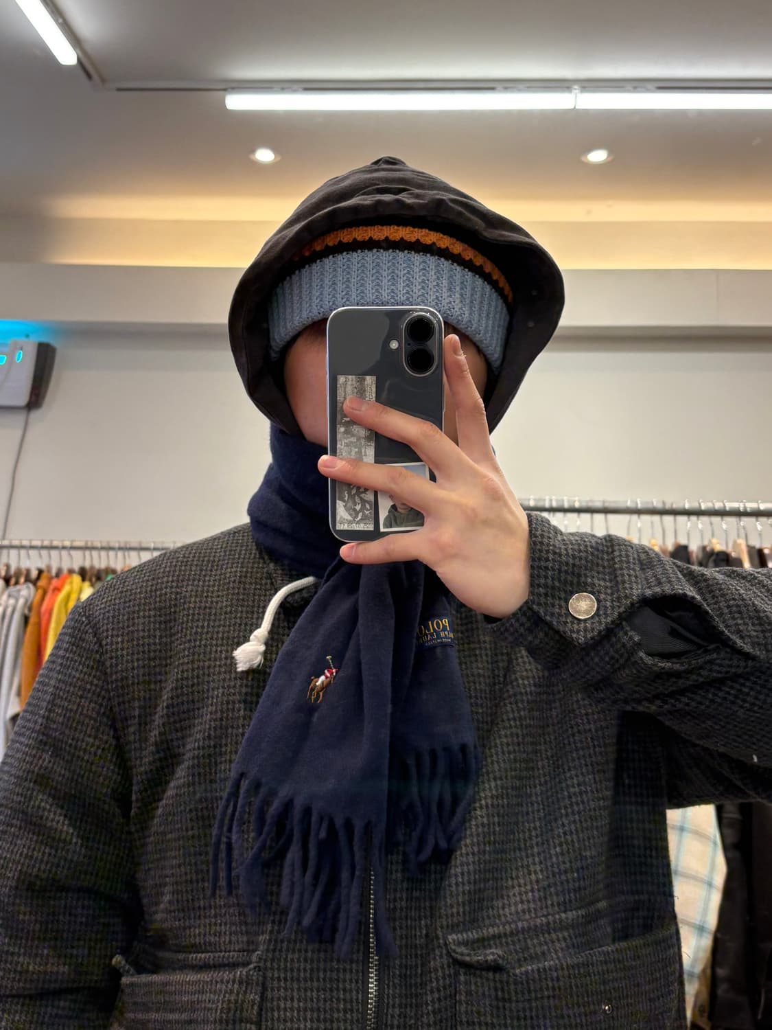 폴로 랄프로렌 캐시미어 프린지 머플러 상품이미지7