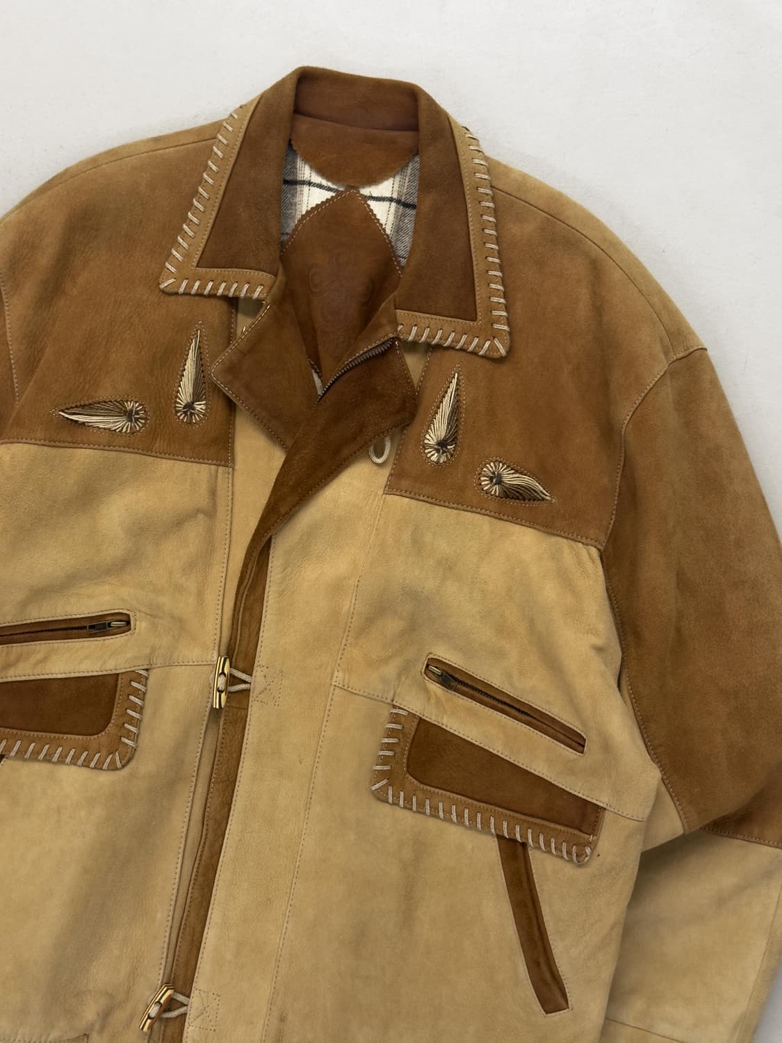 MUNPER 스웨이드 웨스턴 레더 자켓 상품이미지2