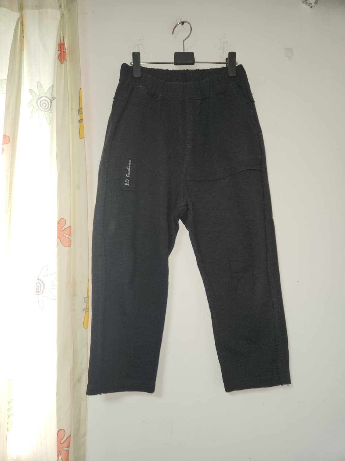 빈티지 스타일 기장짧은 여성 밴딩바지 F(30~32) 상품이미지1