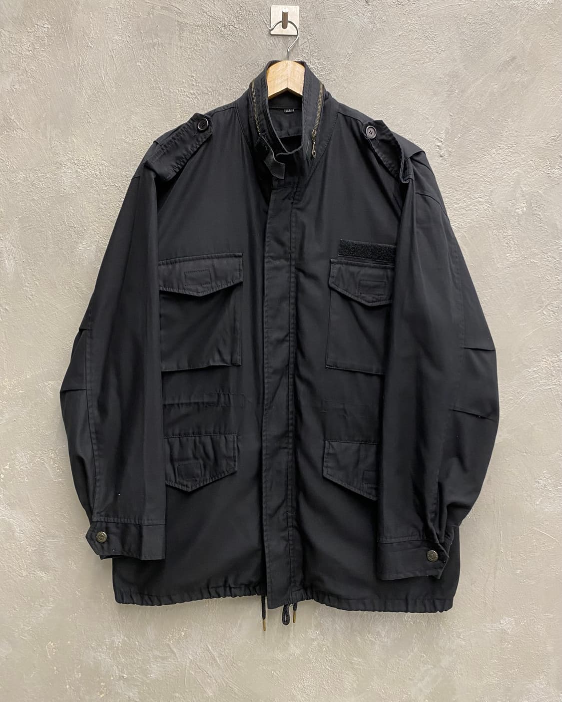 [XL] Vintage 빈티지 밀리터리 M65 블랙 코튼 필드자켓 상품이미지1