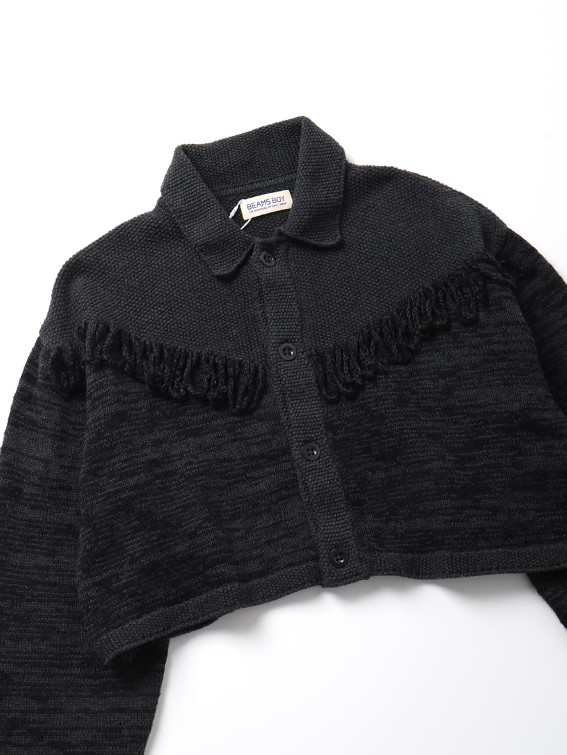 빔즈보이 BEAMS BOY Short Fringe Cardigan 상품이미지7