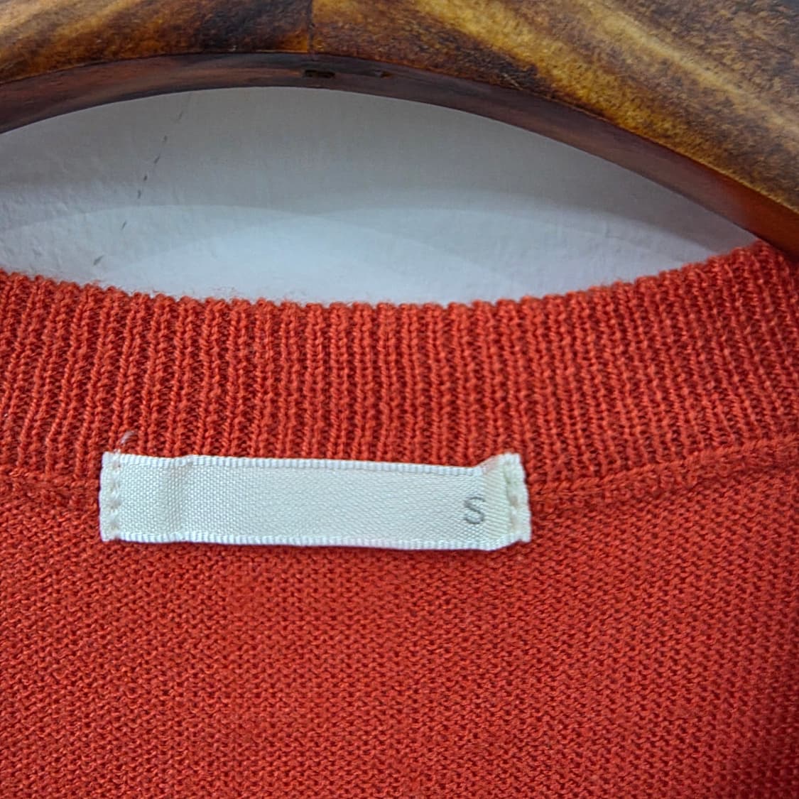 GU 레드 라운드넥 가디건 상품이미지8