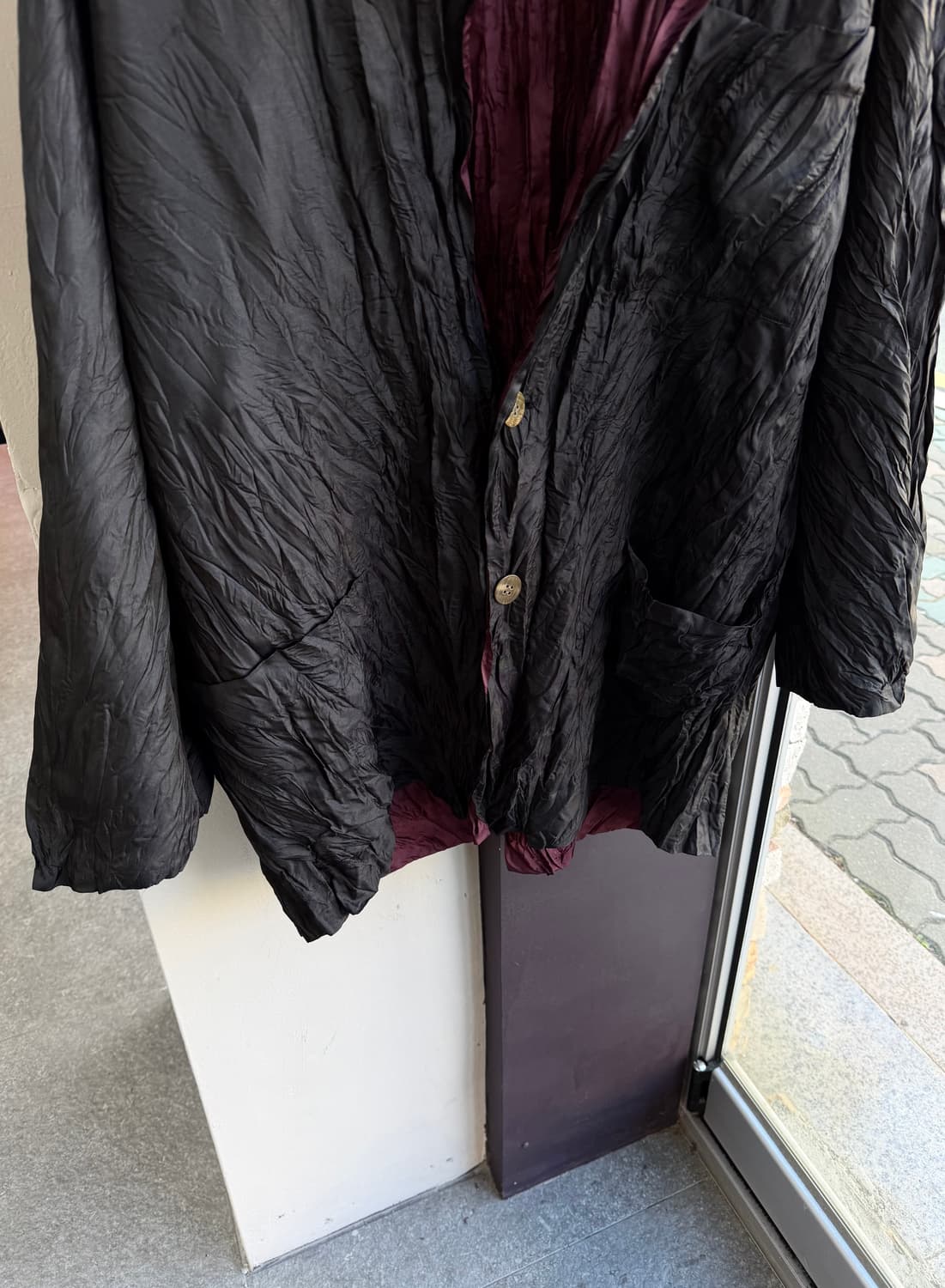 M/ 이세이미야케 00s 리버시블 하프코트 자켓 상품이미지4