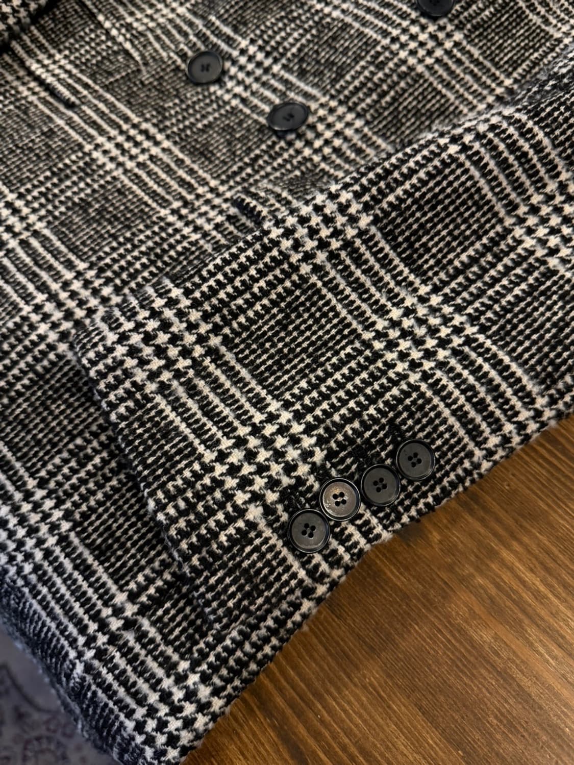 산드로 더블브레스티드 코트 남성100 상품이미지7