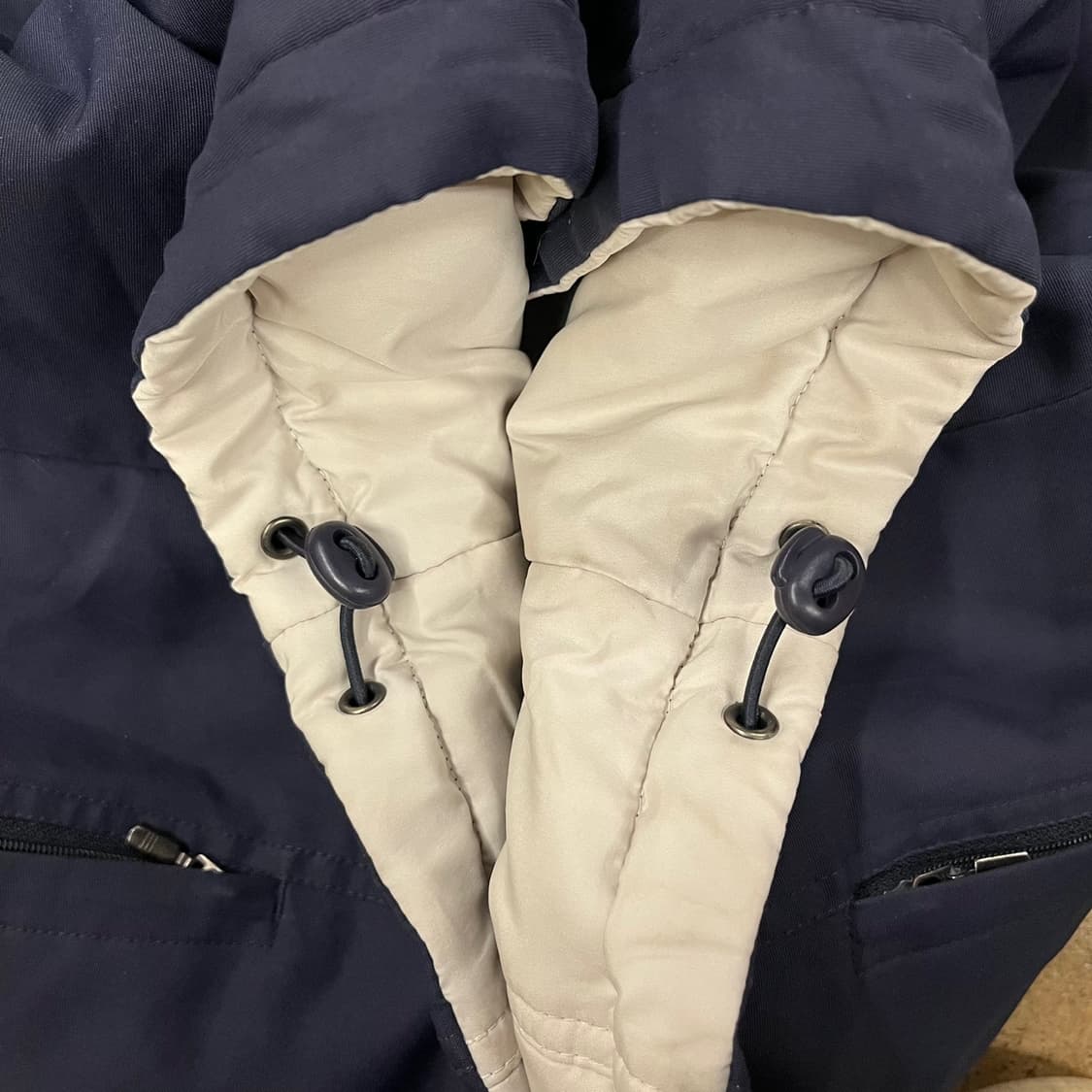 아디다스 양면 리버시블 네이비 화이트 패딩 자켓 점퍼 95 상품이미지4