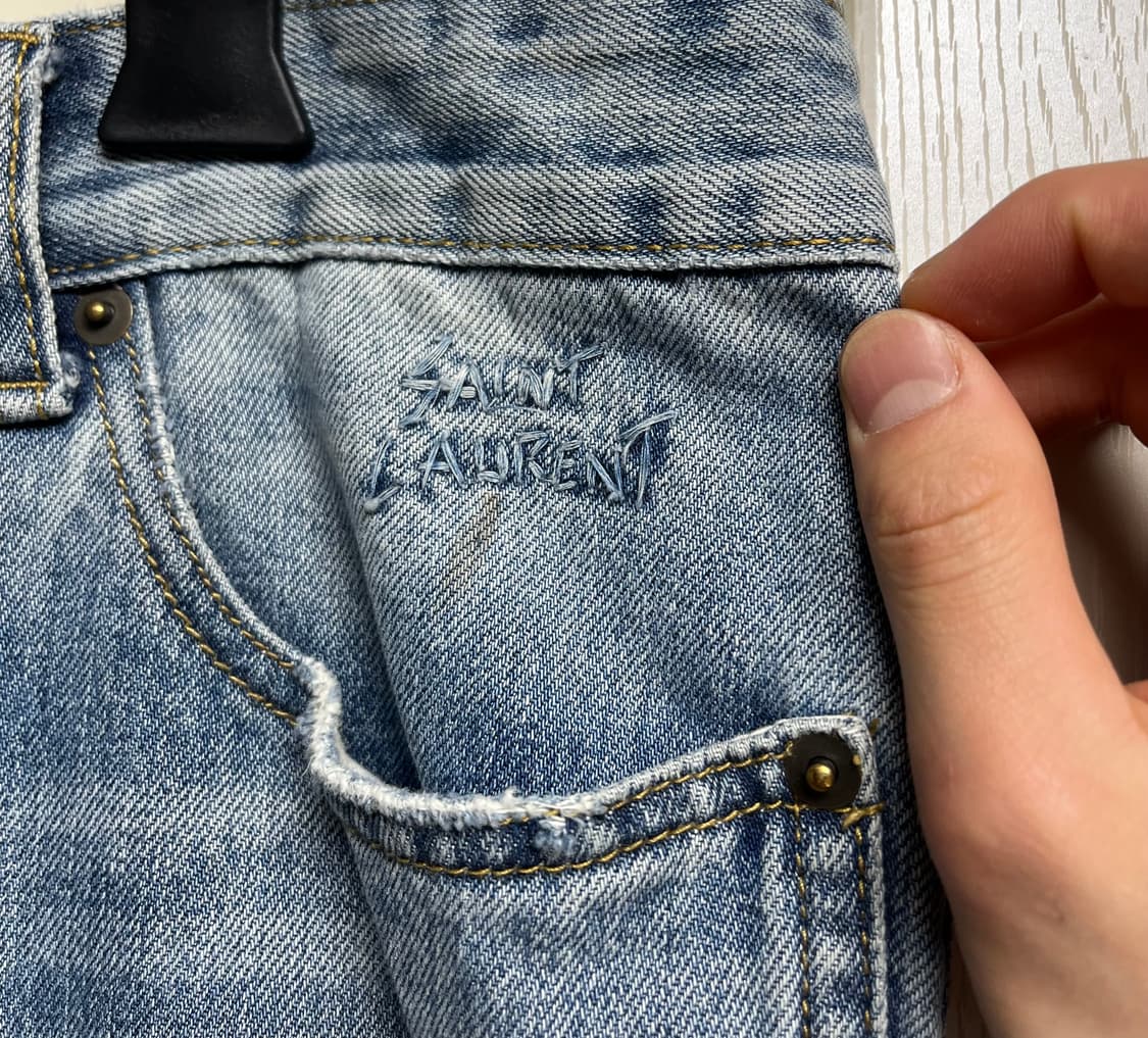 saint laurent 생로랑 데님 팬츠 34 상품이미지5