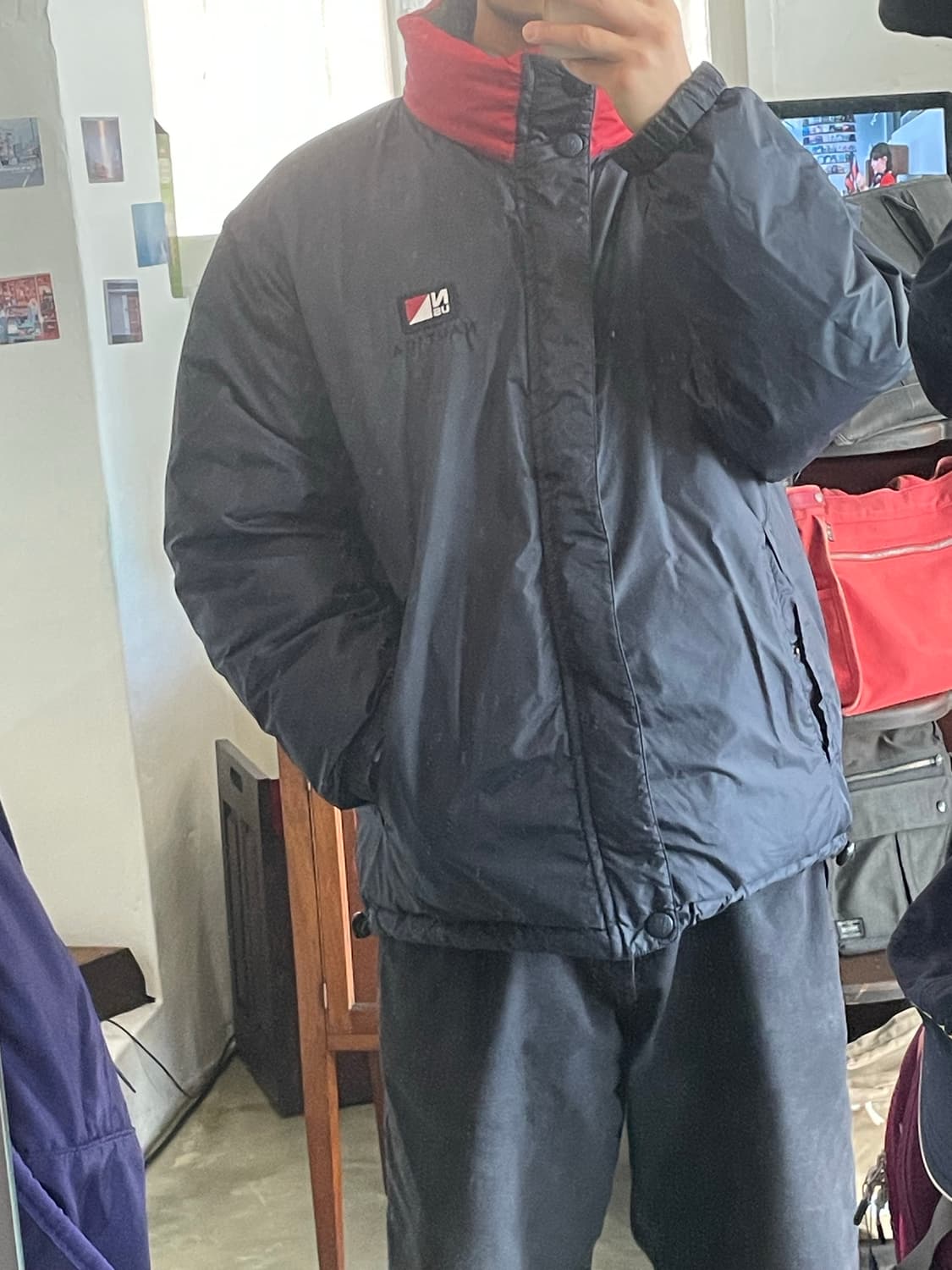 90년대 NAUTICA 노티카 올드스쿨 리버시블 패딩 L 상품이미지9