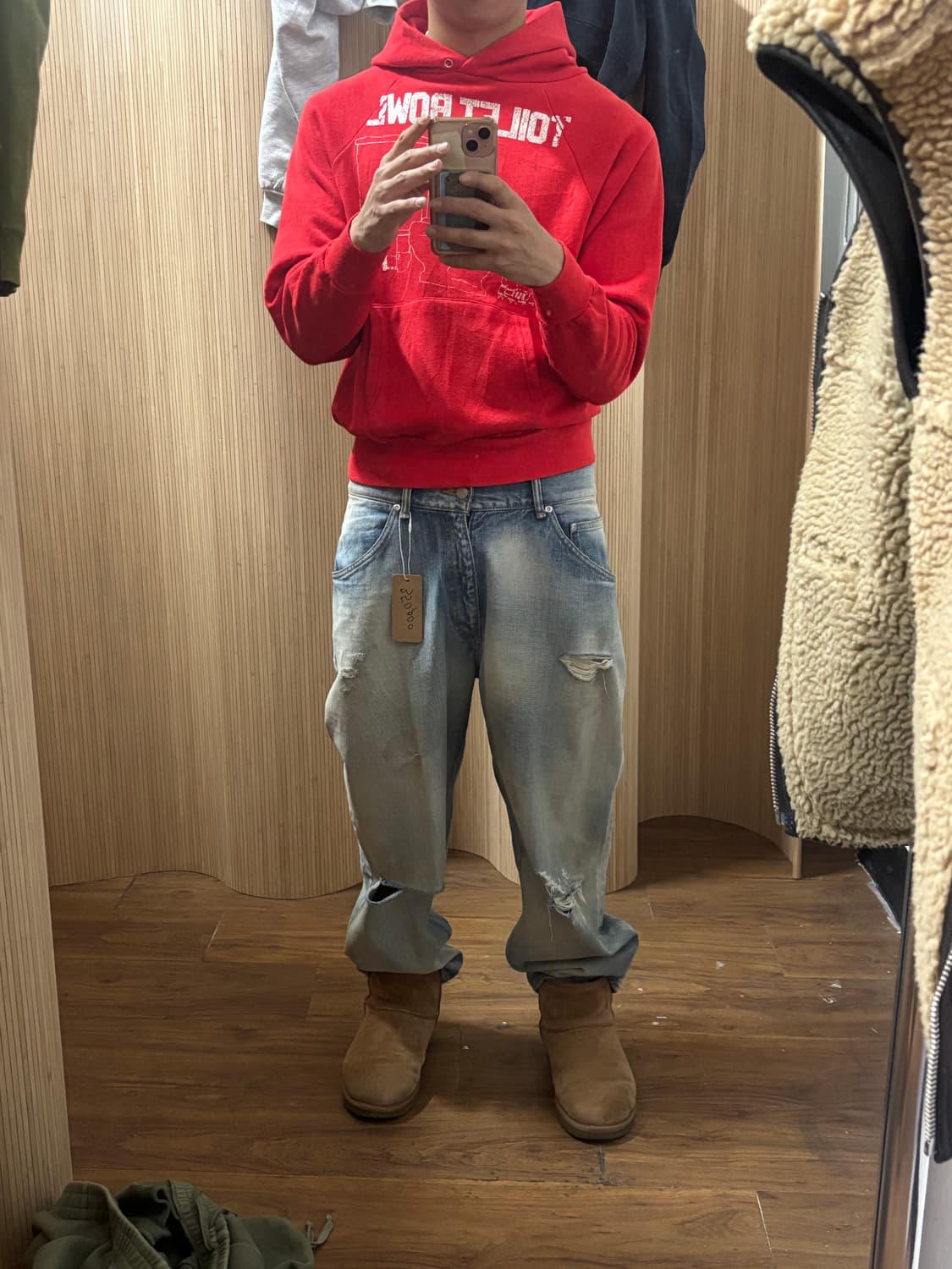 안셀름 에이징 셀비지 테이퍼드 팬츠 상품이미지3