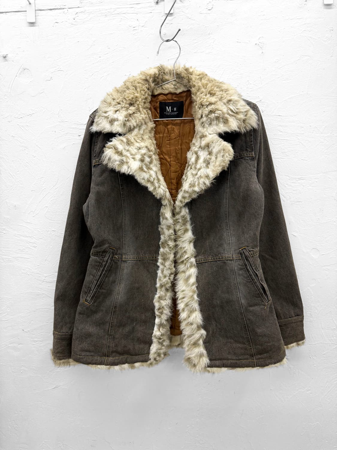 M-2 퍼 트리밍 데님 자켓 상품이미지1