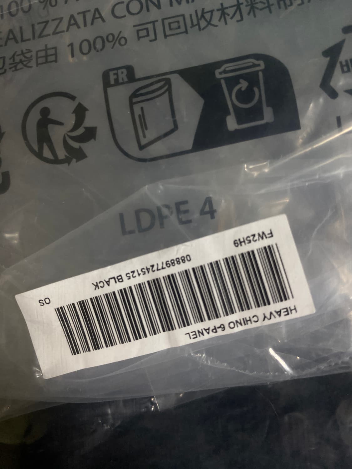 슈프림 디스트레스드 6 패널 볼캡 모자 블랙. 상품이미지4