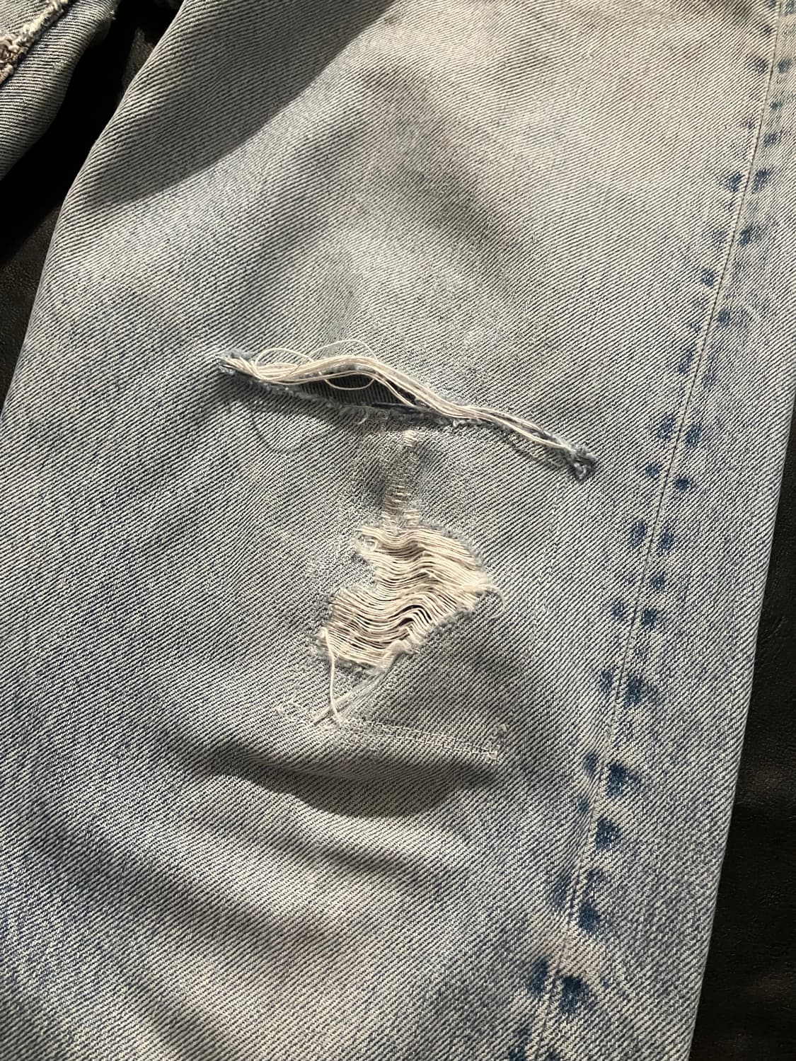 🇺🇸 80s USA 빈티지 리바이스 501 66후기 셀비지 데님팬츠 상품이미지4