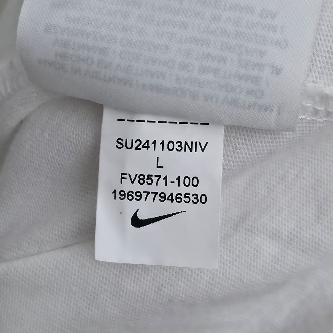 [L] 나이키 토트넘 홋스퍼 화이트 반팔티 상품이미지6