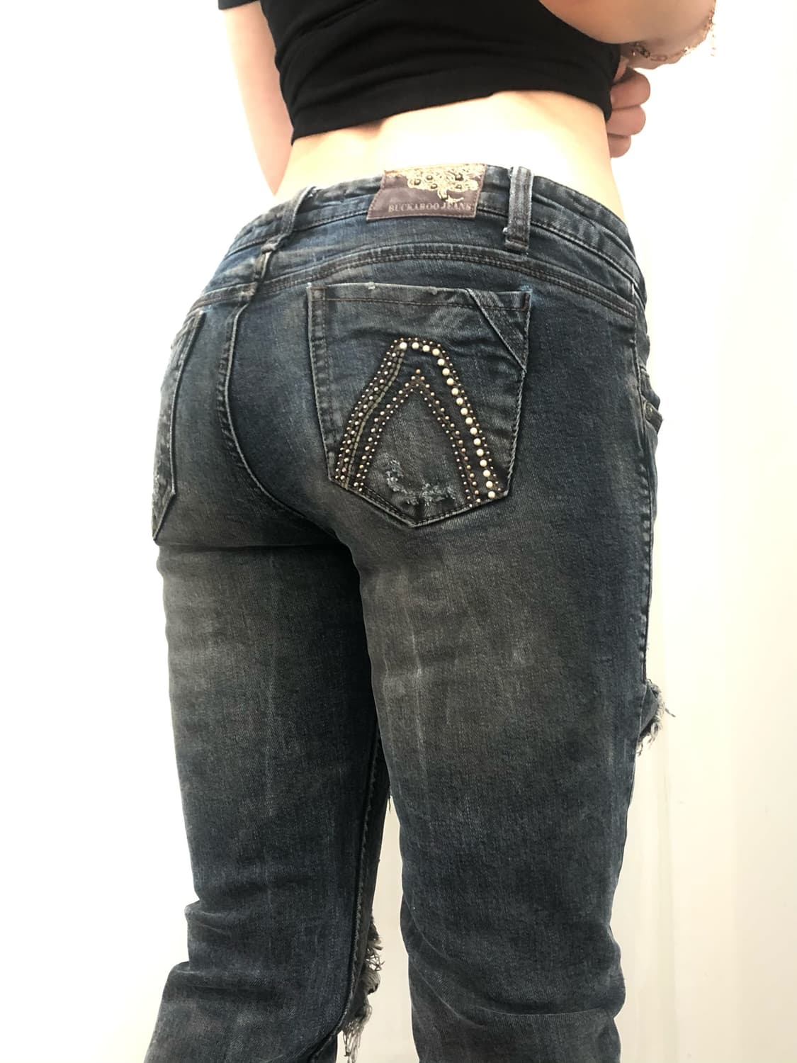 BUCKAROO damaged low rise jeans 상품이미지3