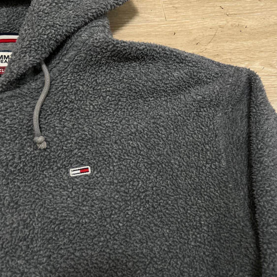 타미힐피거 진스 후드 후리스 플리스 자켓 [그레이] XL/105 상품이미지4
