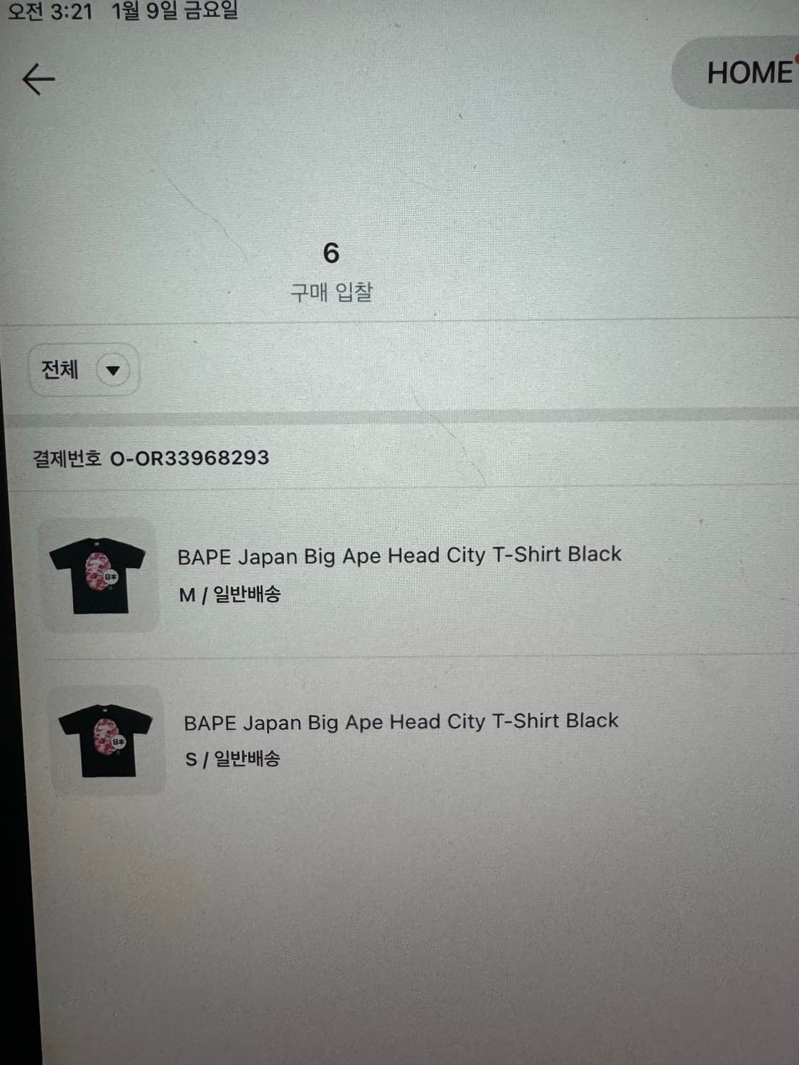 베이프 반팔 상품이미지2