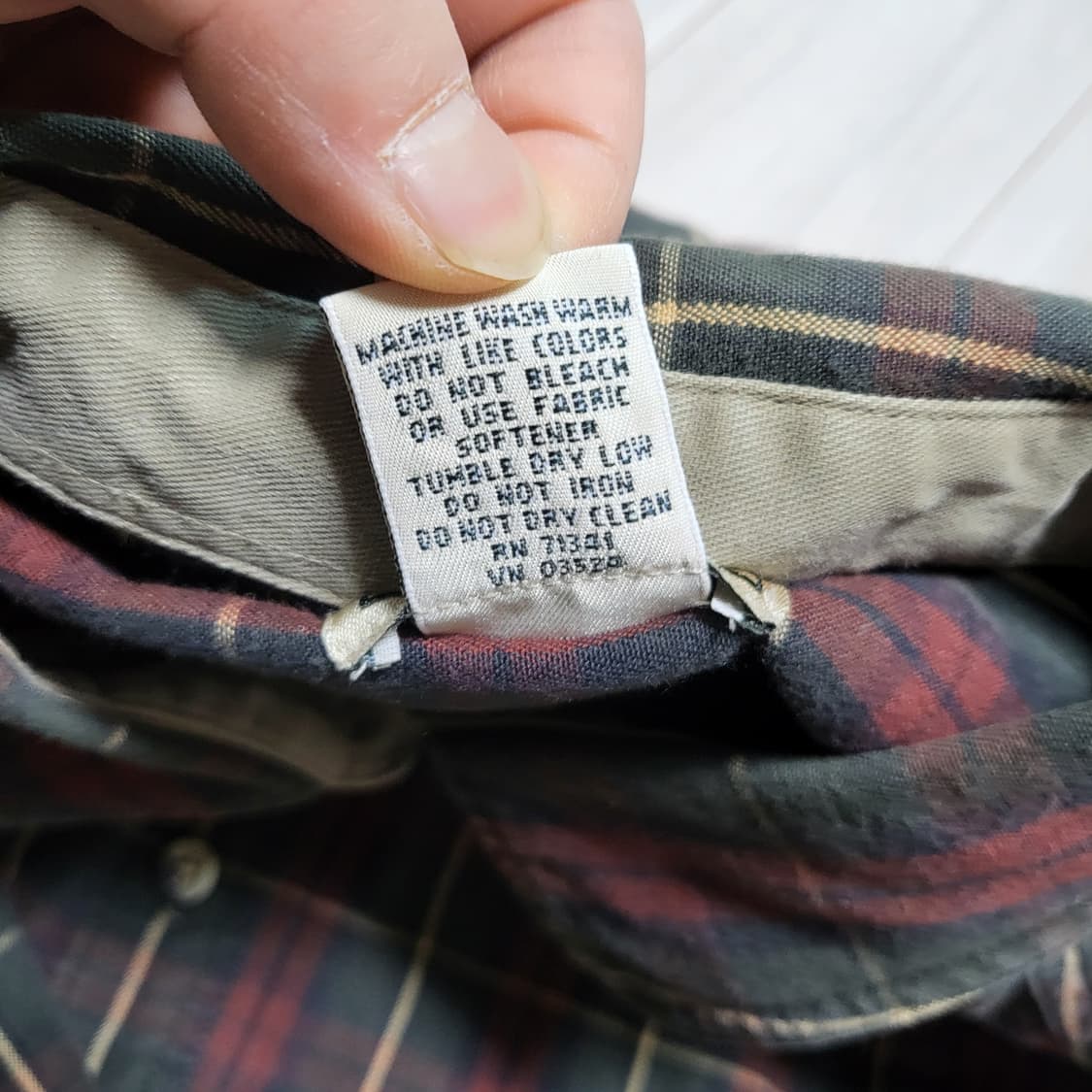 (L) vtg 90s LLBean 엘엘빈 엘보패치 빈티지 체크셔츠 상품이미지6