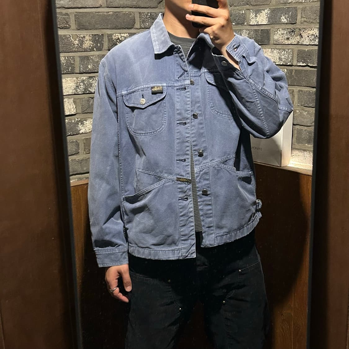 L) 마리떼 프랑소와 저버 90s 워시드 코튼 워크 자켓 상품이미지9
