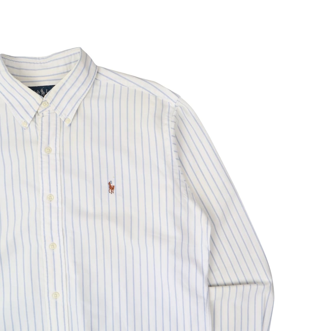 폴로 랄프로렌 옥스포드 화이트 스트라이프 셔츠 상품이미지3