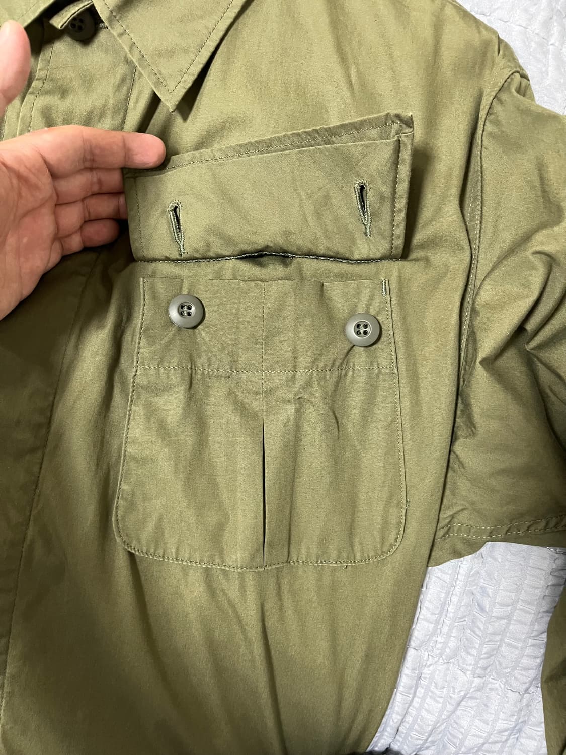CIOTA 시오타 정글 퍼티그 재킷 카키 올리브 (6)size (XL) 상품이미지4