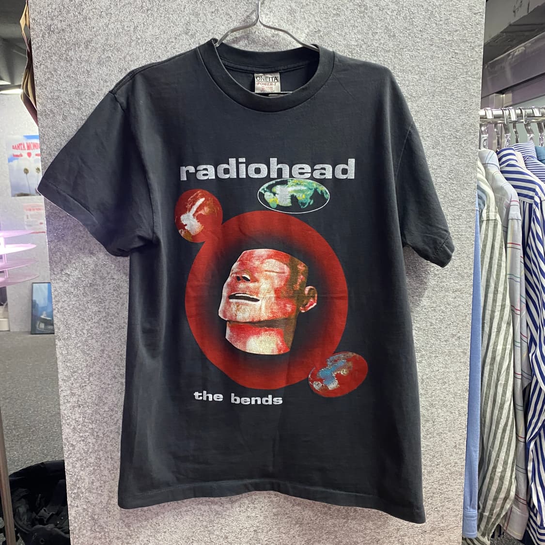 빈티지 라디오헤드 그래픽 반팔티 B4411 상품이미지2