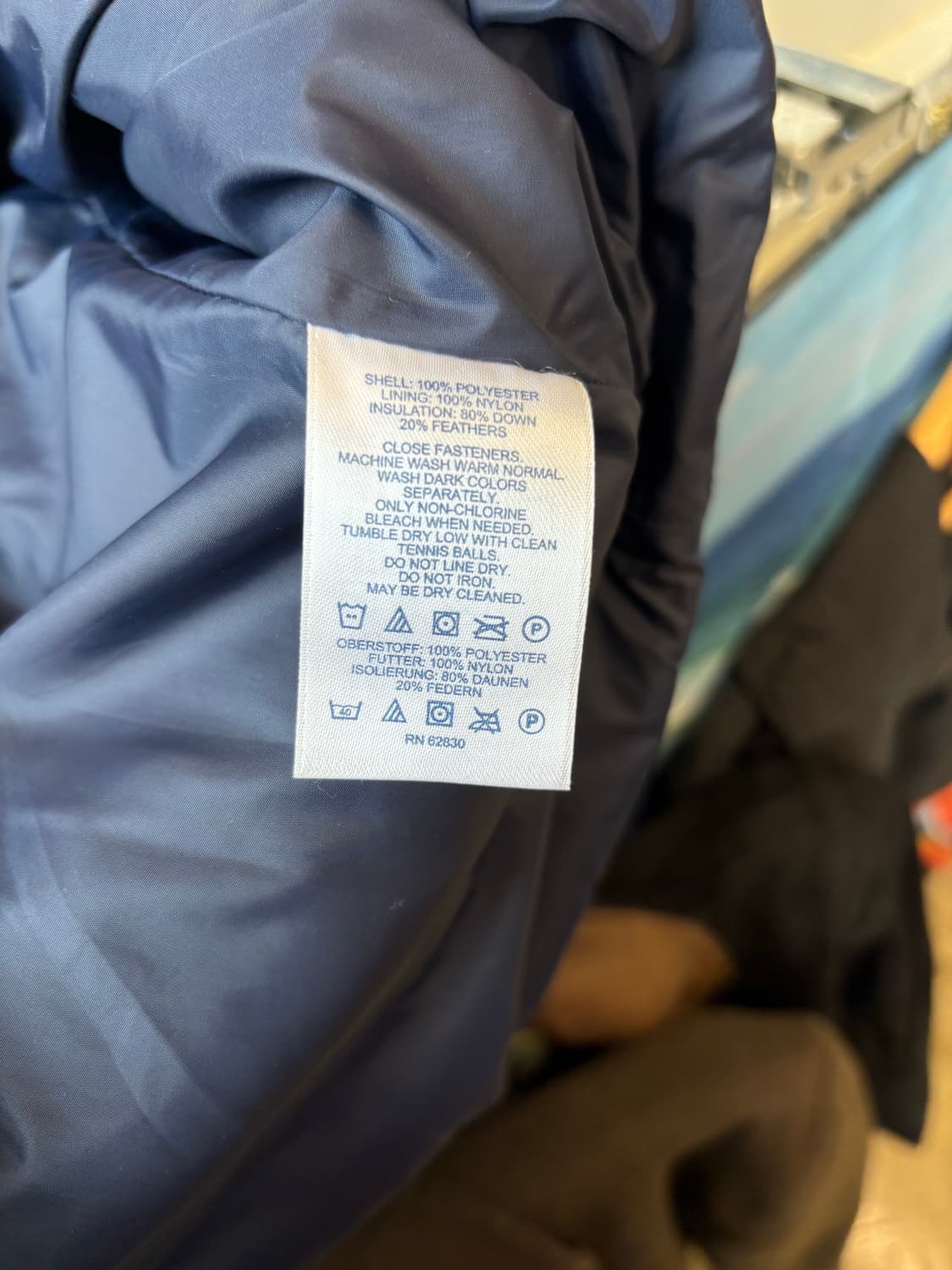 Lands End 타탄 체크 다운 베스트 상품이미지5