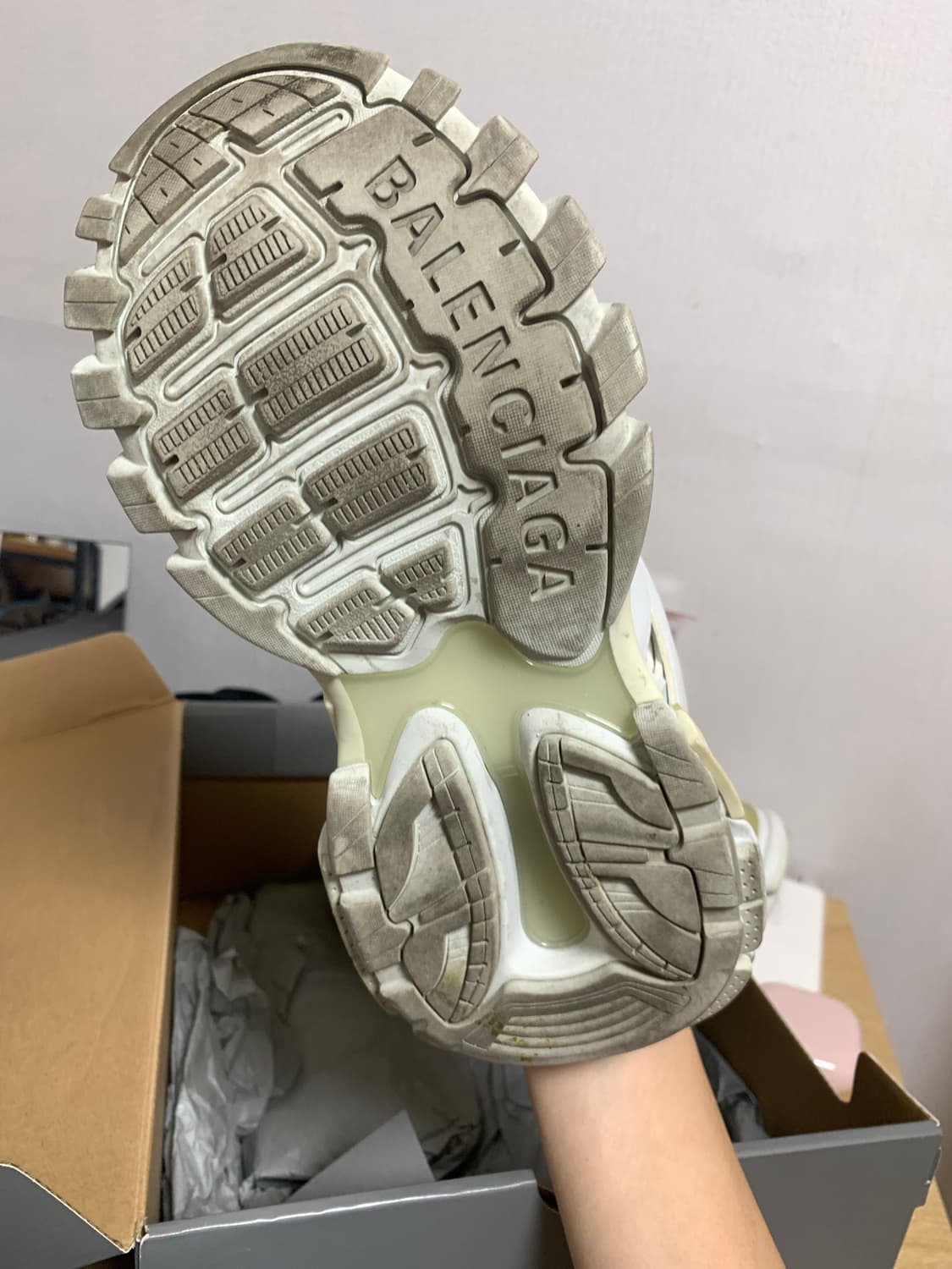 발렌시아가 트랙 스니커즈 화이트 38 상품이미지4