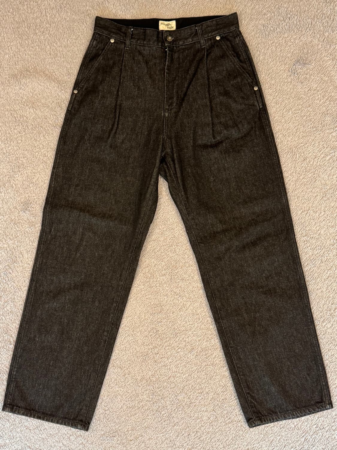 러프사이드 드레이프 데님 1사이즈 상품이미지1