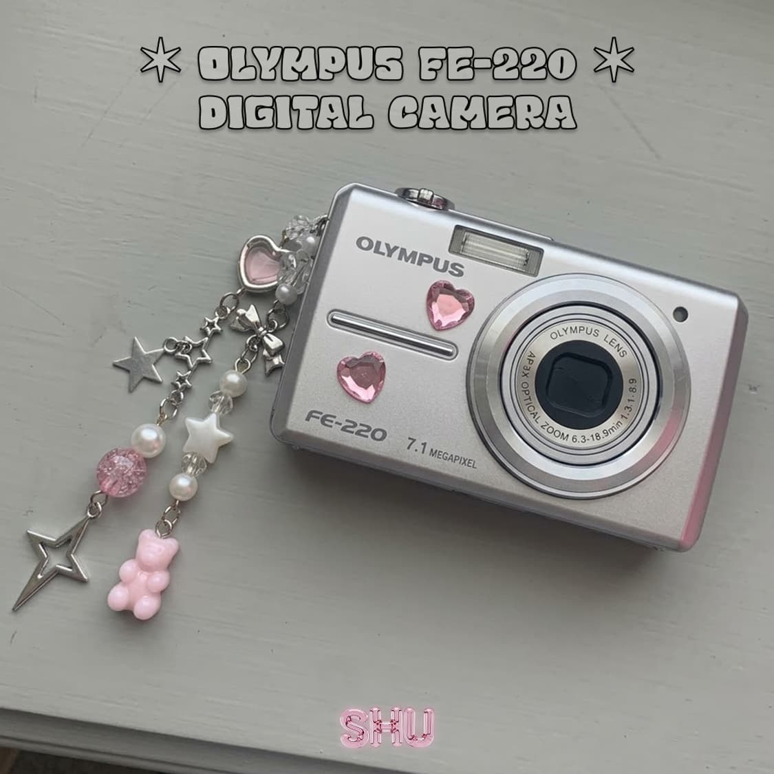 (풀박) 올림푸스 FE-220 빈티지 디카 디지털카메라 실버  상품이미지2