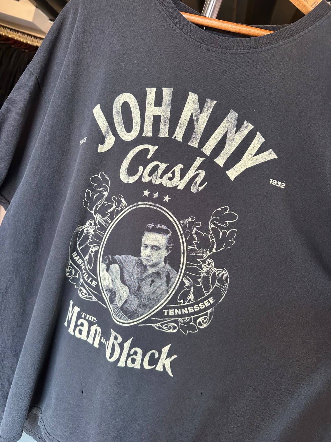 조니 캐쉬 Johnny Cash 프린팅 티셔츠 상품이미지3