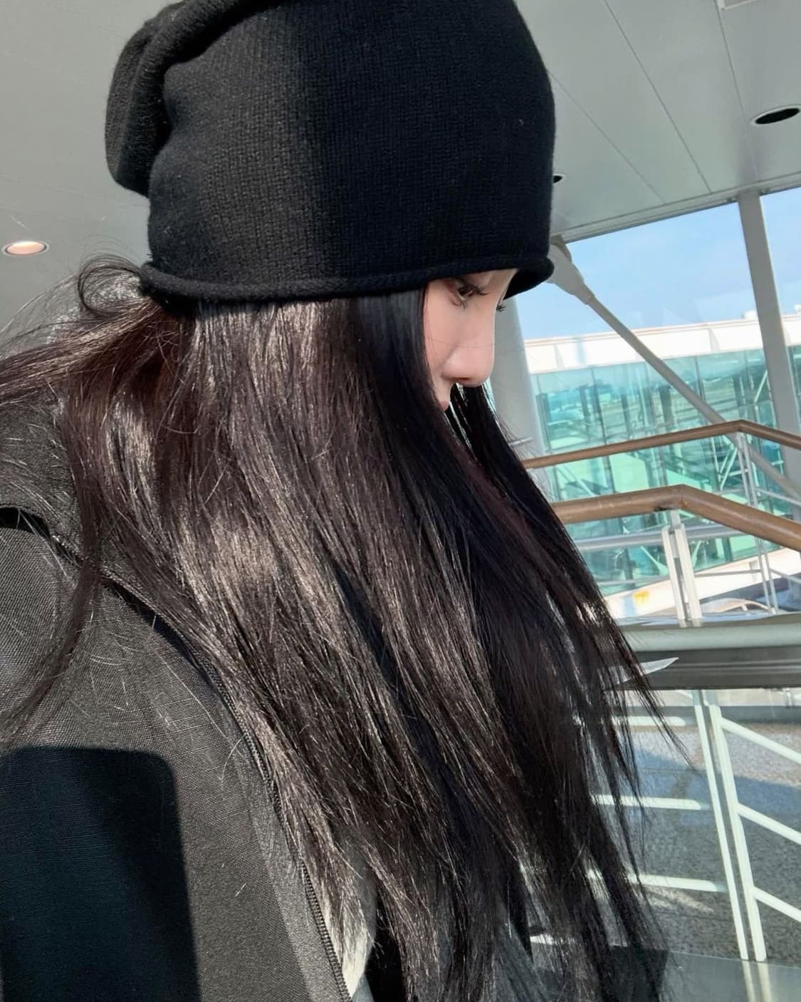 어썸니즈 오버핏 햇(비니) / 닝닝착용 상품이미지5