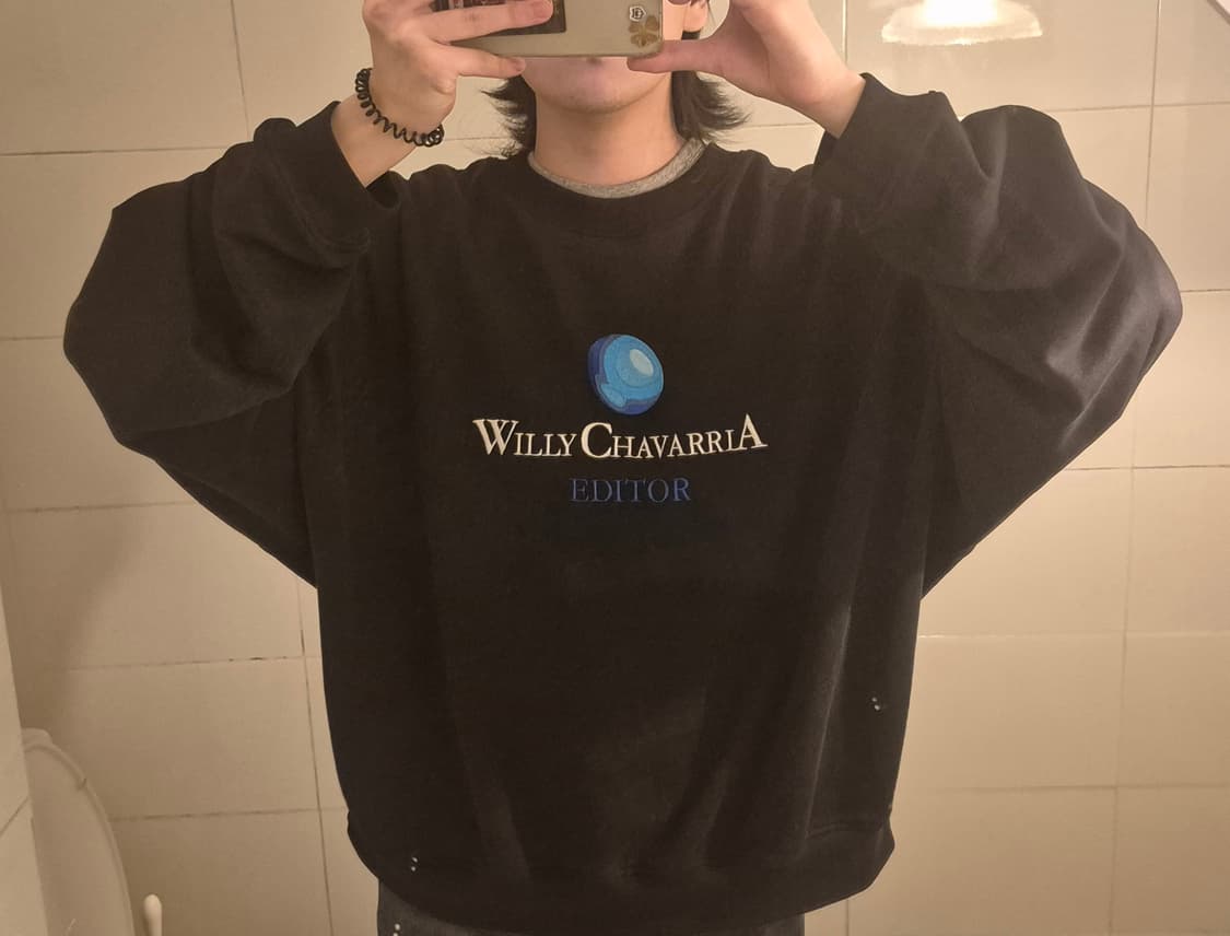 Willy chavarria willypedia 스웻셔츠 상품이미지1