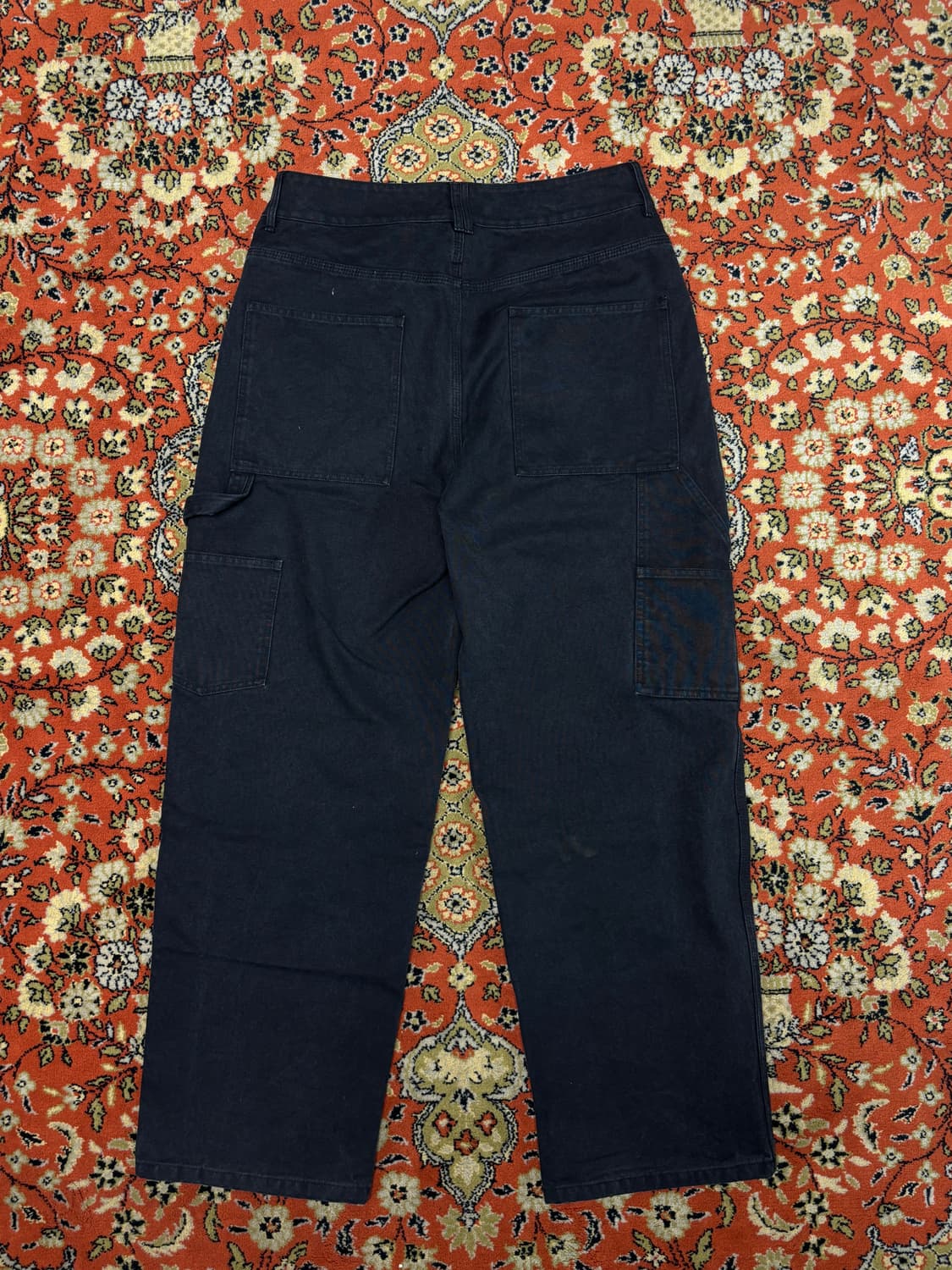 [L] 파르티멘토 더블니 팬츠 블랙 상품이미지2