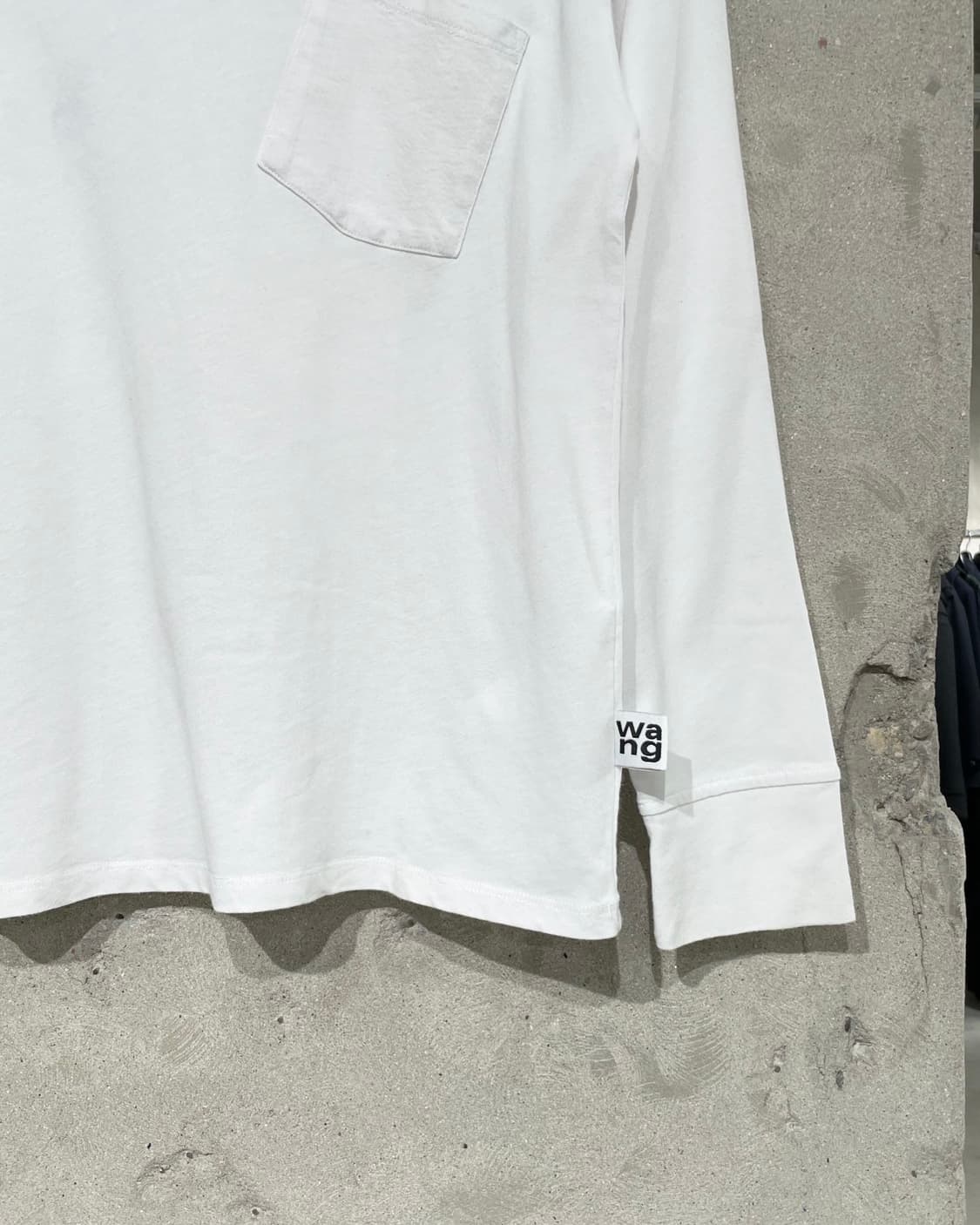 알렉산더 왕 화이트 싱글 포켓 코튼 롱 슬리브 상품이미지5