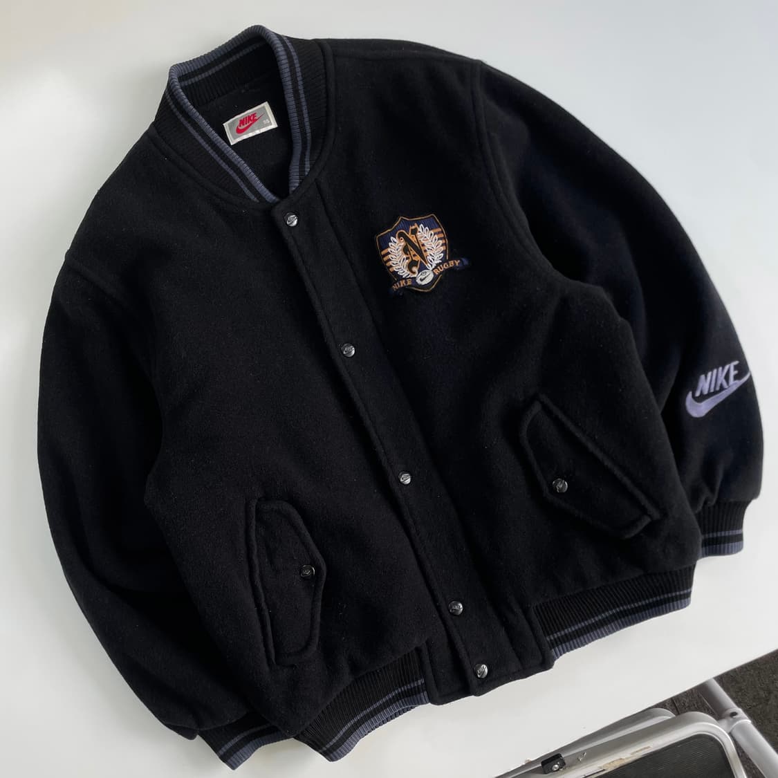 Nike  나이키 90,s 울 럭비 바시티 자켓 상품이미지1