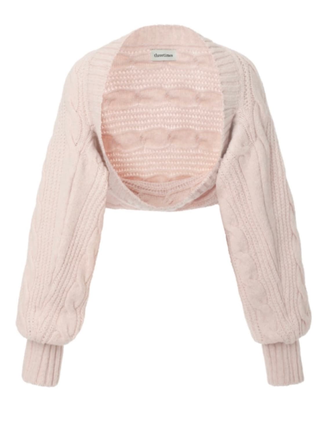 쓰리타임즈 버니 볼레로 핑크 버니볼레로 상품이미지1