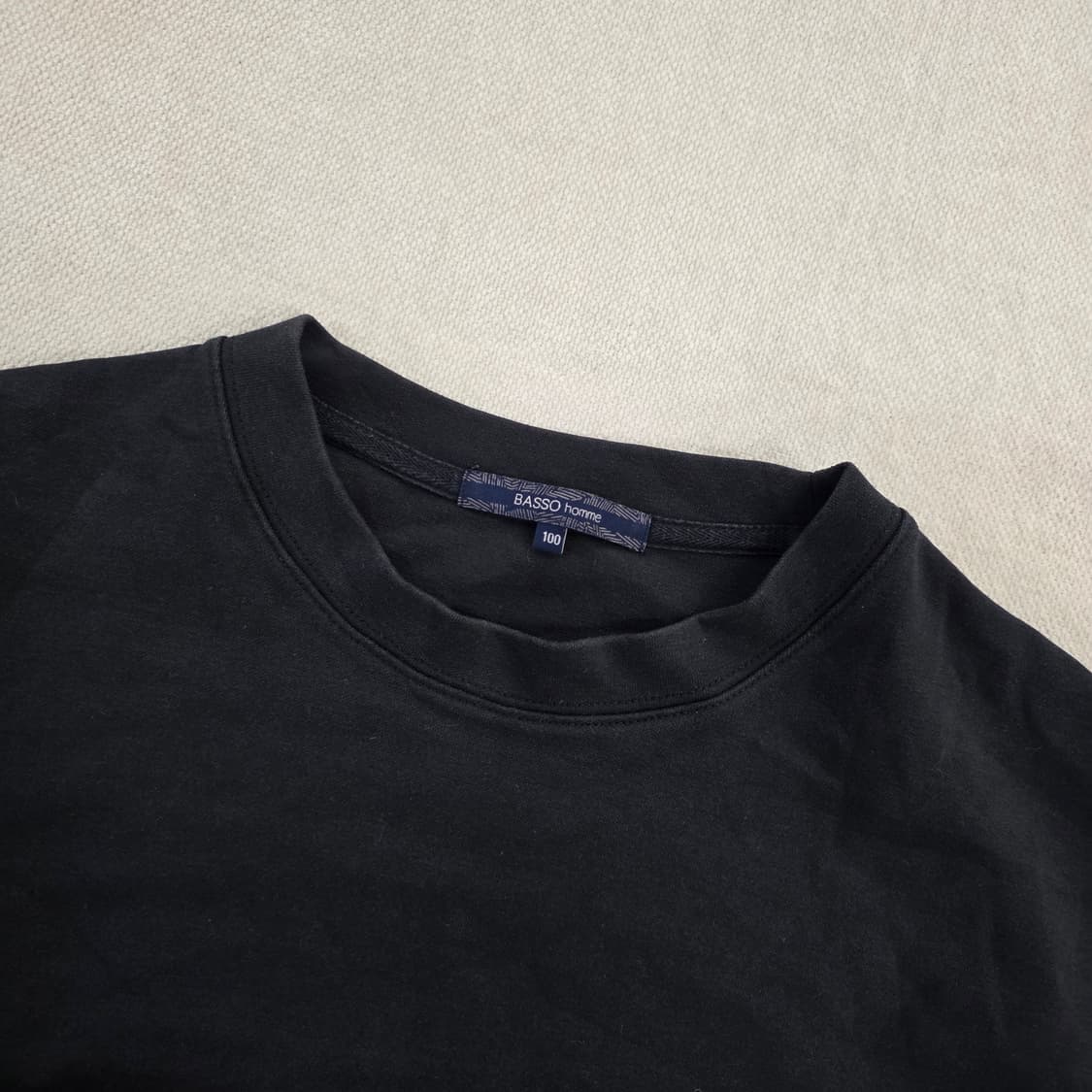 [100] 바쏘옴므 코튼 긴팔티 0220J 상품이미지2