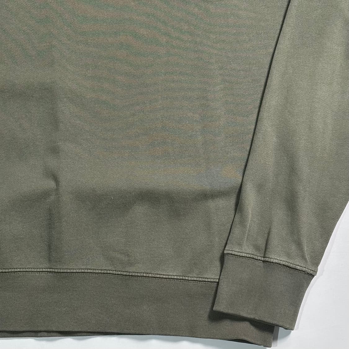 메종키츠네 더블폭스헤드 카키 맨투맨 상품이미지4