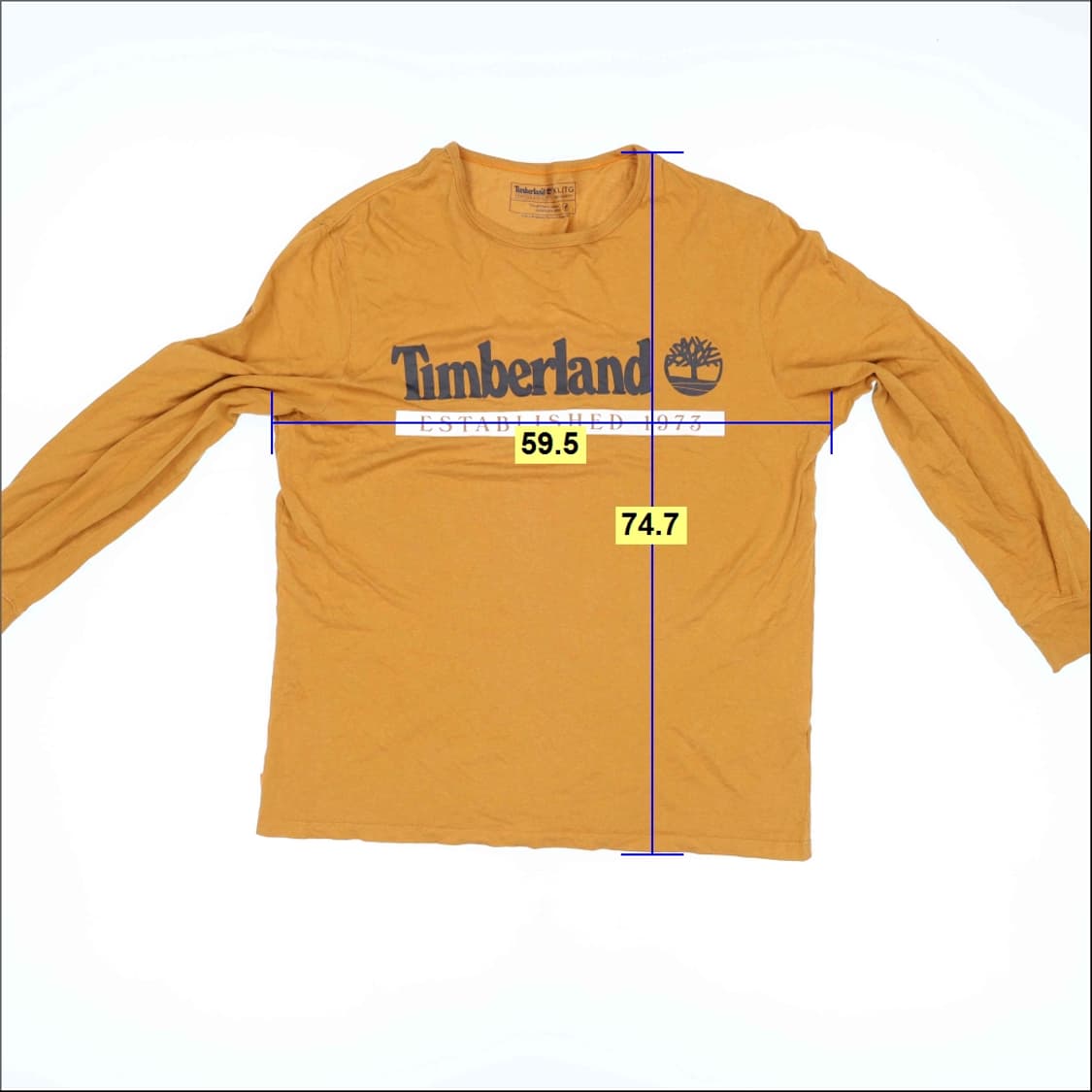 XL 팀버랜드 롱슬립 긴팔티 0126H1 상품이미지7