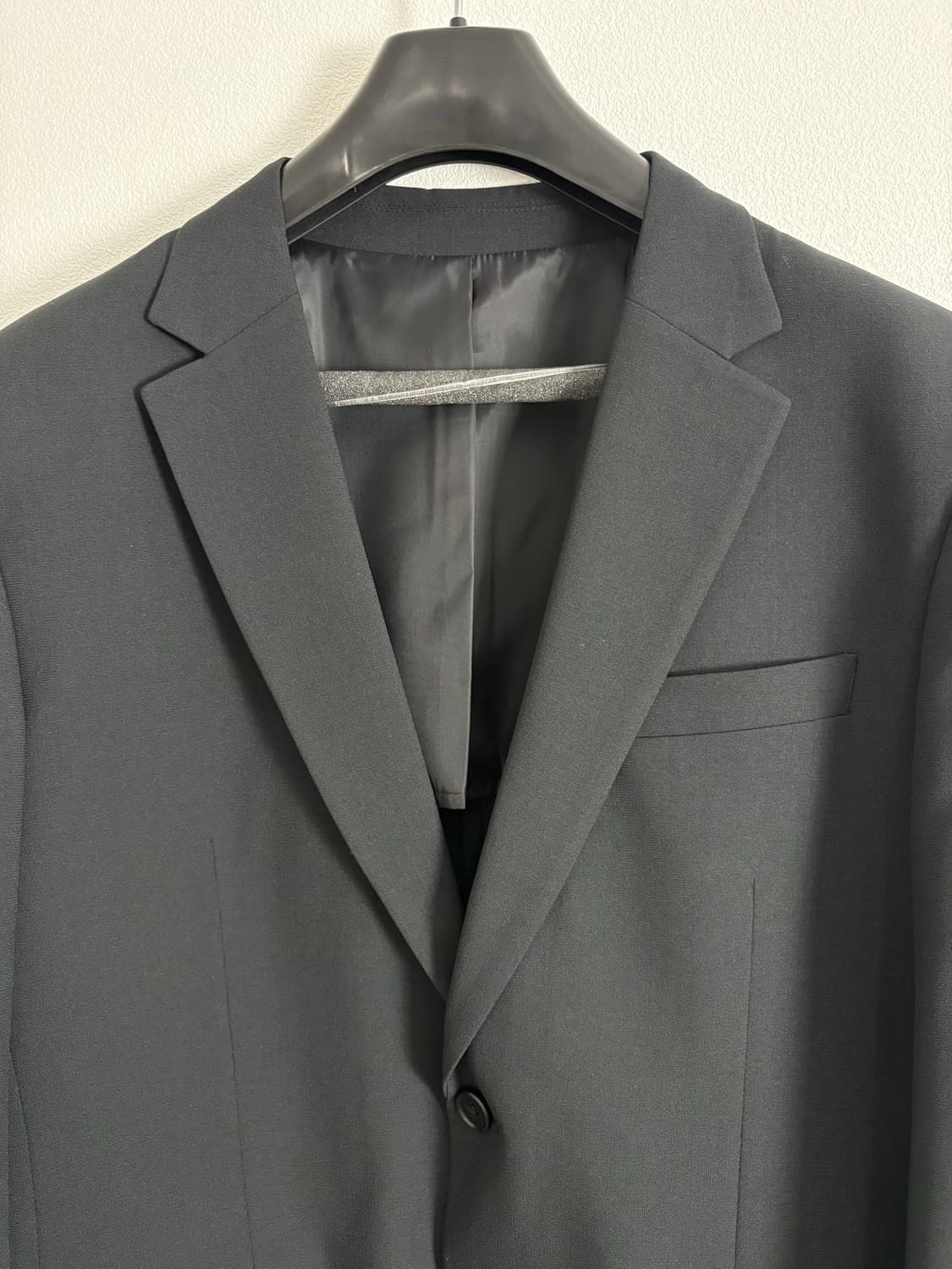 예일 아이비 수트 와이드핏 블랙 XL 상품이미지5