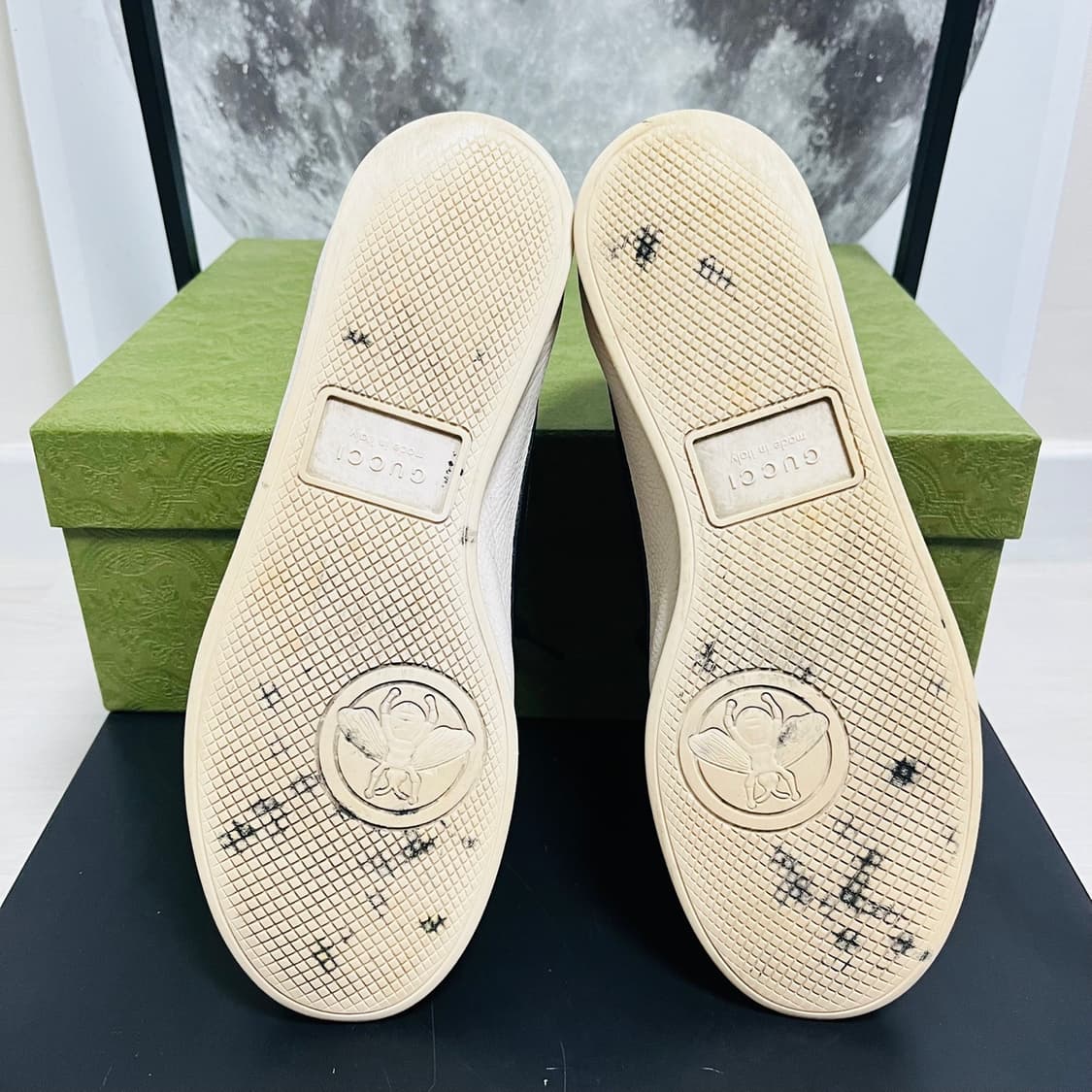 정품 7) 구찌 꿀벌 파라체르 스니커즈 260~265 상품이미지5