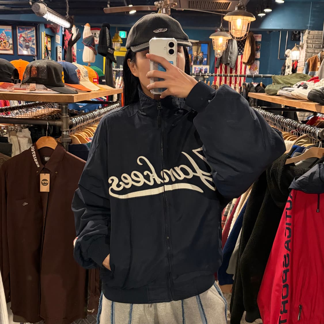 majestic 마제스틱 양키스 빅로고 점퍼 상품이미지3